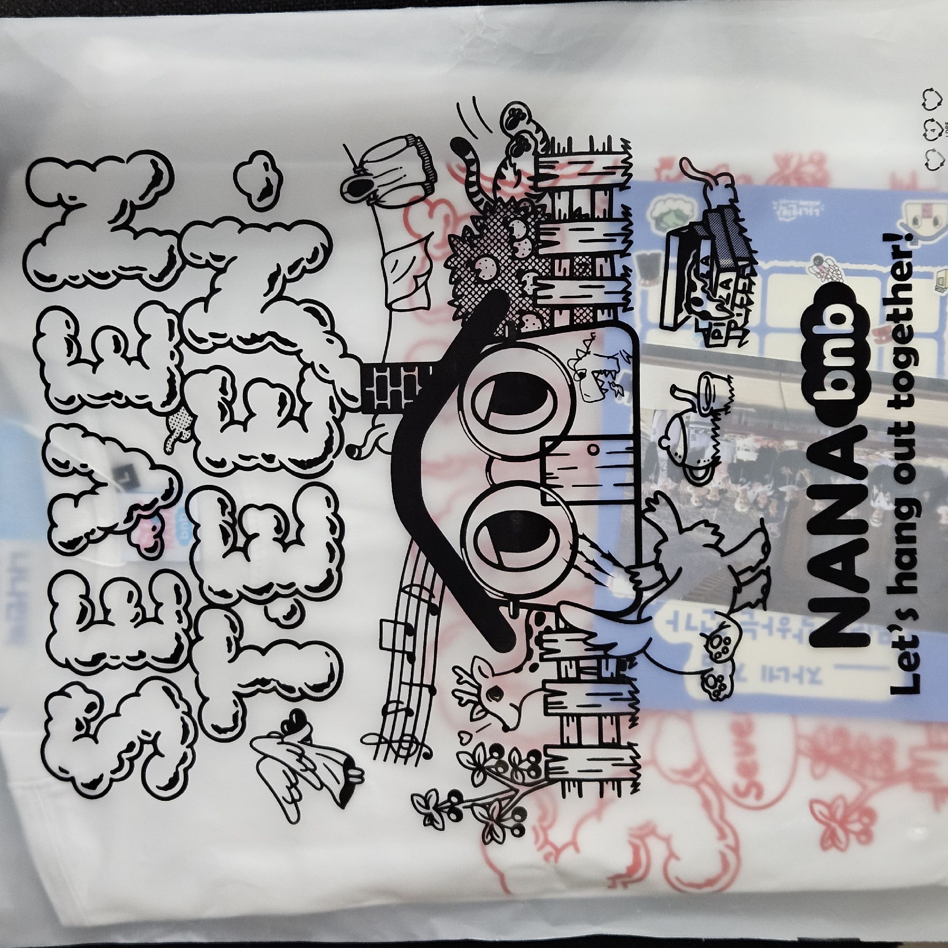 NANA bnb 哲漢 短T L號 全新未拆