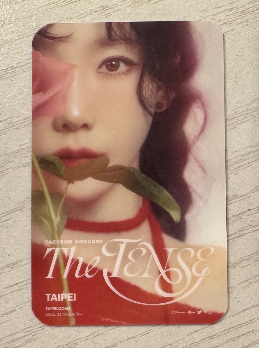 The TENSE台北入場卡