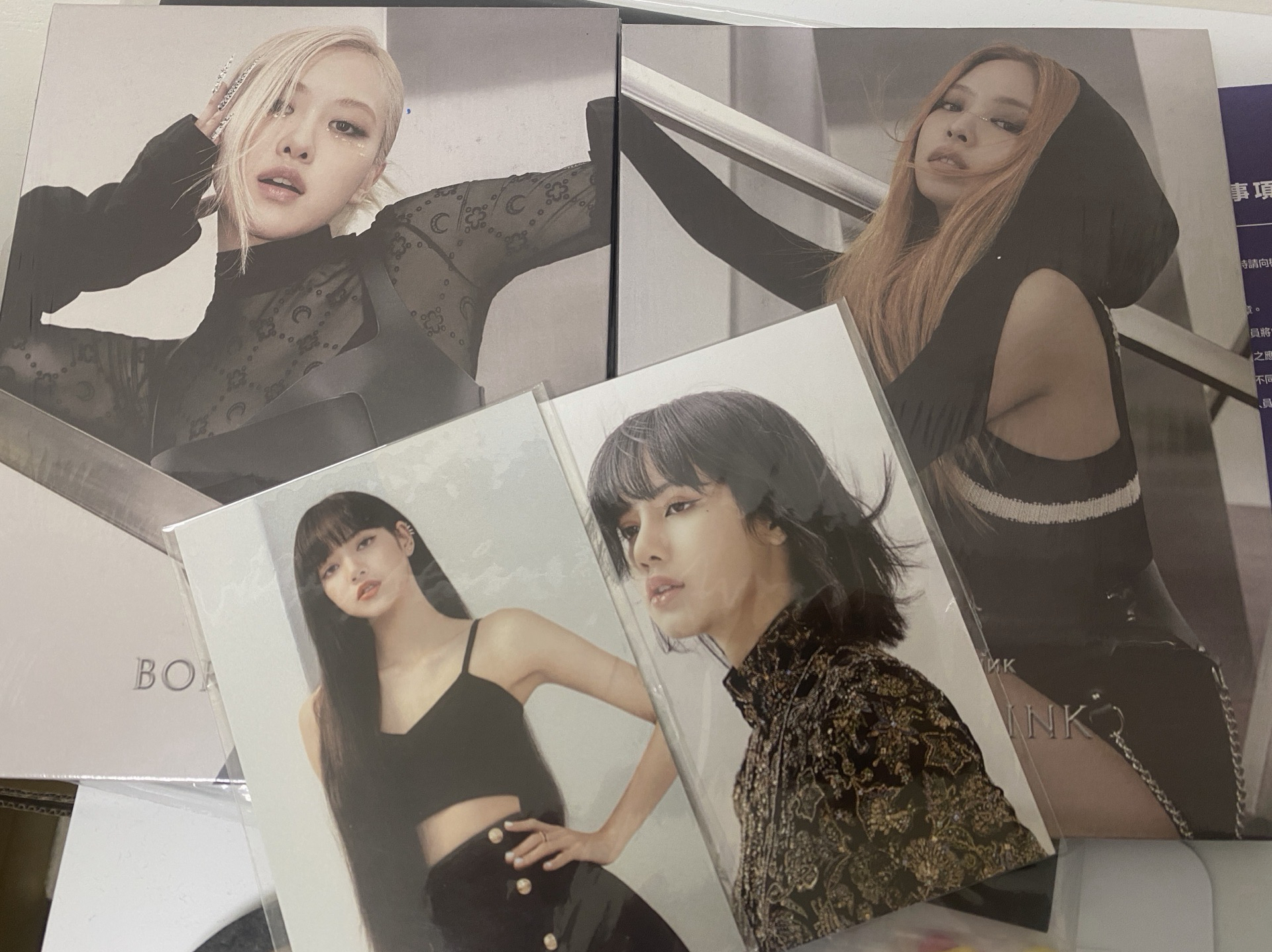 BLACKPINK 正規二born pink 妮肉單封空專 正規一the album 莎明信片