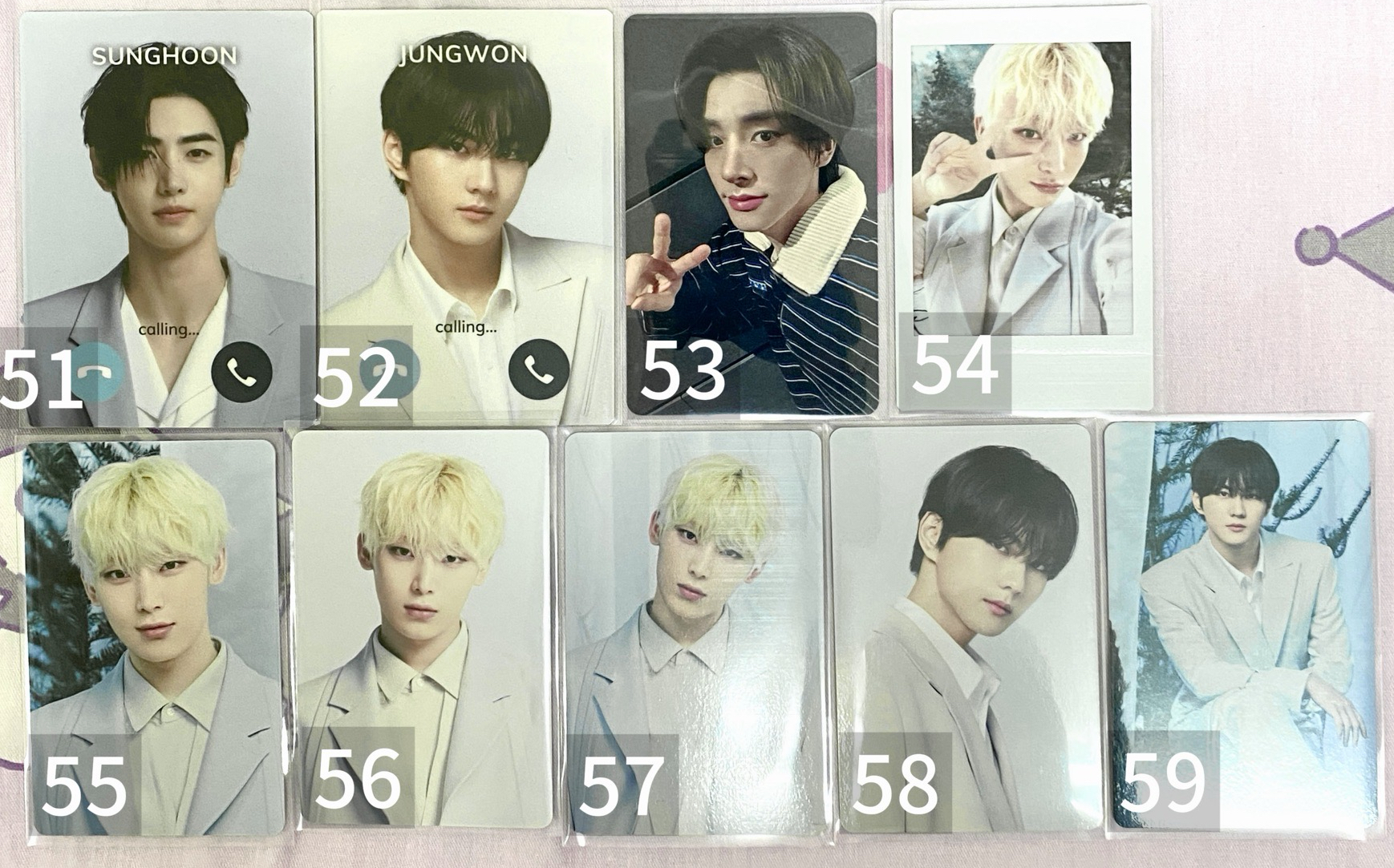 ENHYPEN walk the line 日巡 zone卡 粽卡 隨機卡 電話卡 拍立得 恩靜粽 引擎粽