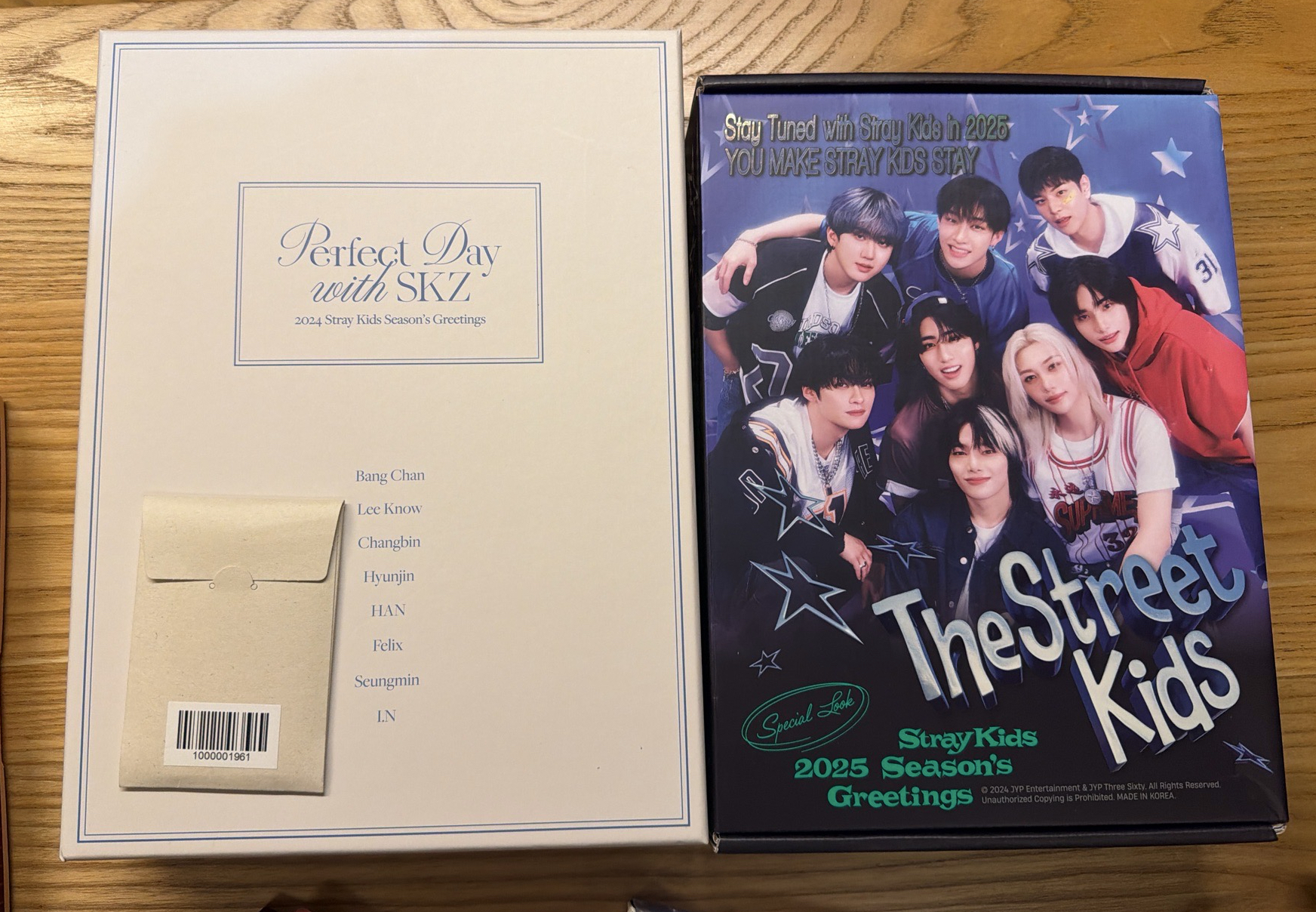 SKZ會員禮、年曆