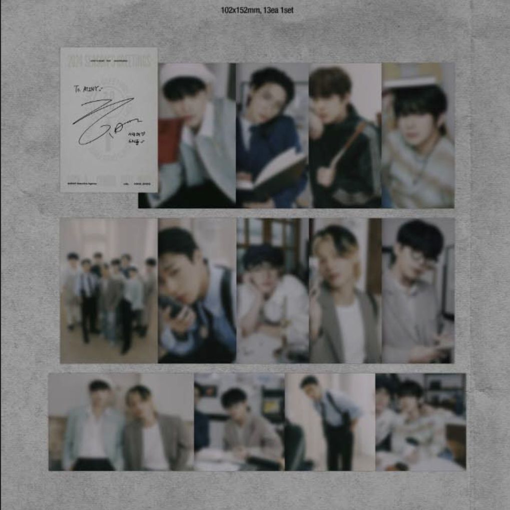 ATEEZ▪︎2024年曆明信片組