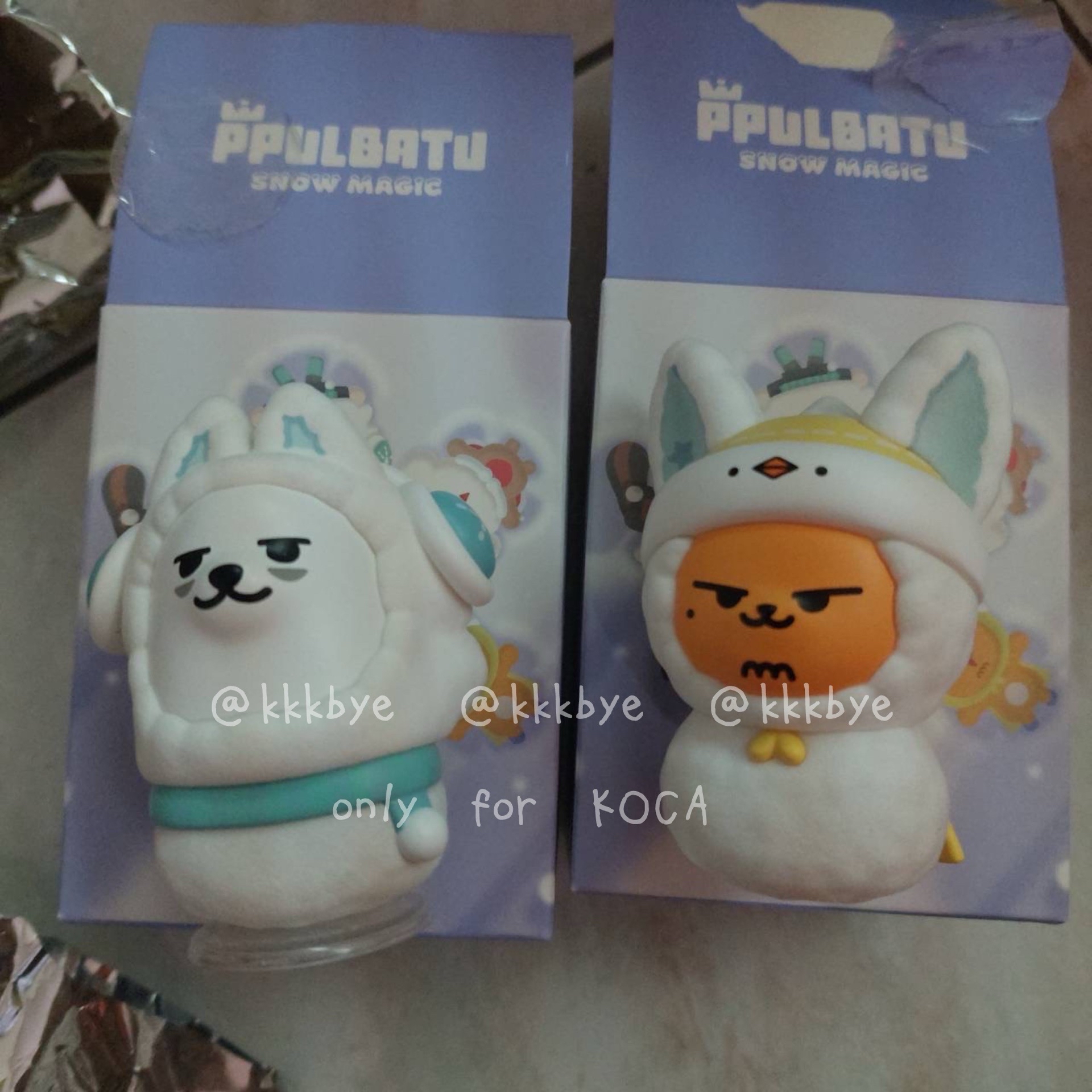 崔勇猛 黃春 Snow Magic 公仔