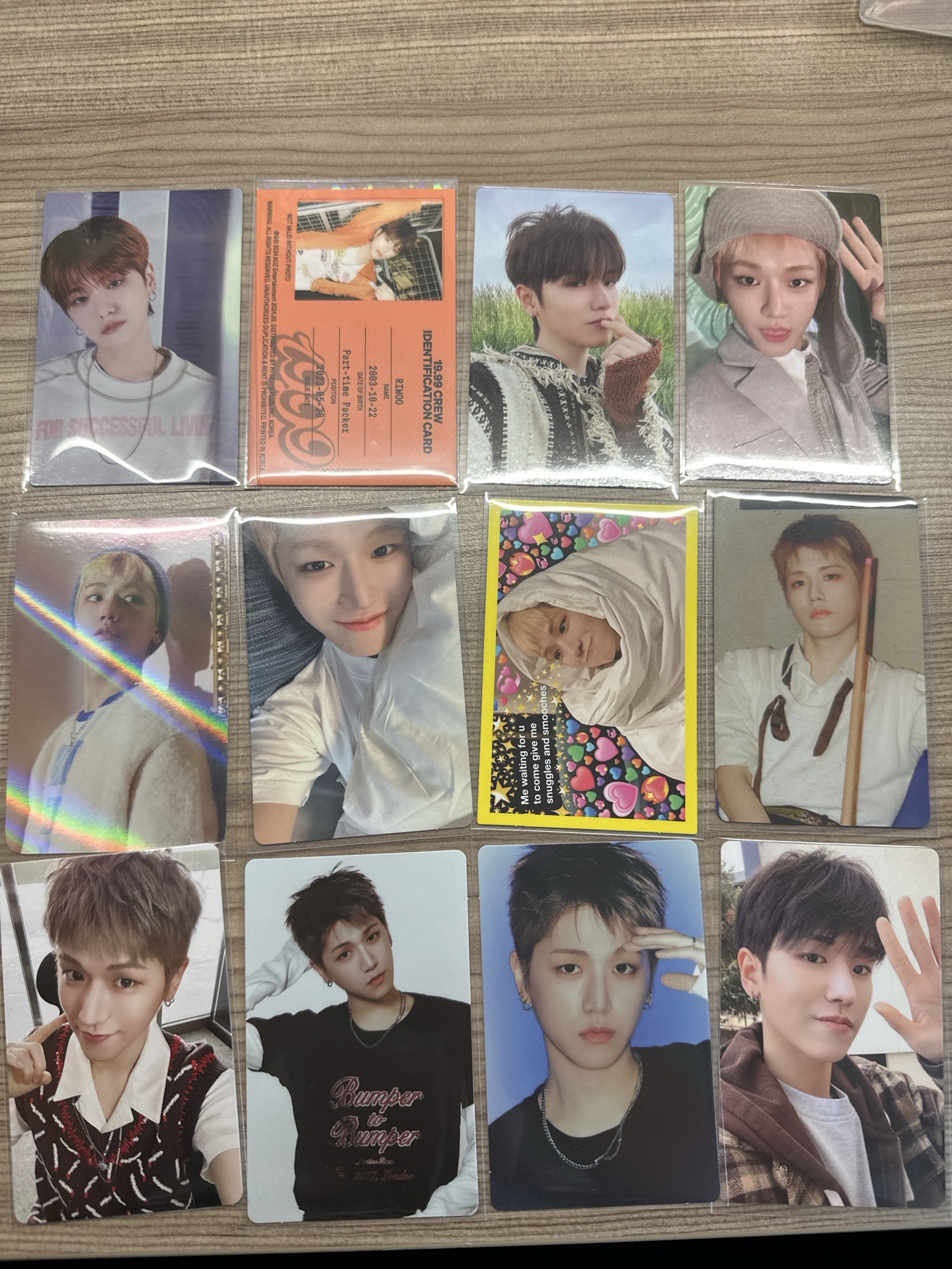 BOYNEXTDOOR Riwoo小卡 特典卡 專卡 卡包卡