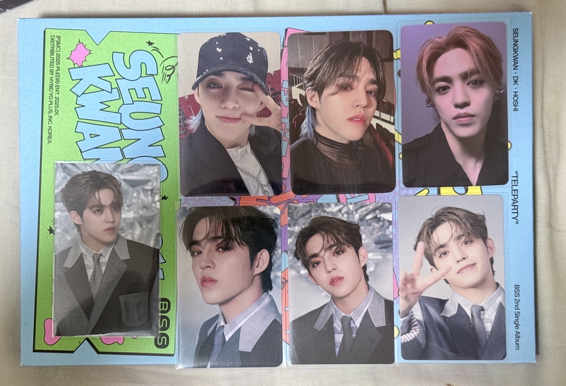 seventeen (崔)勝哲(喆) right here精選專 特典 場限卡 yzy 鐵盒卡