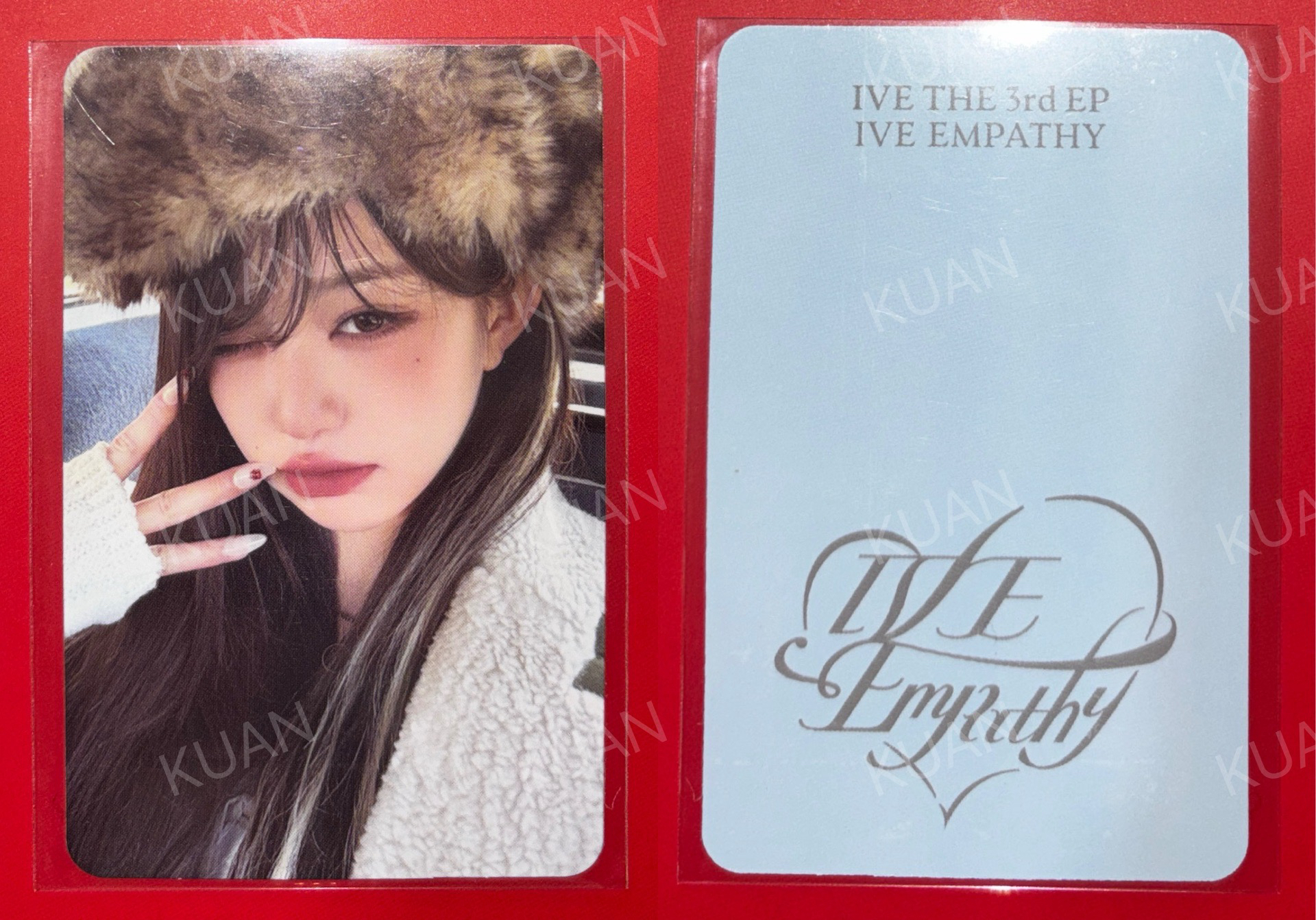 IVE EMPATHY 船特 特典卡 3+1 Wonyoung