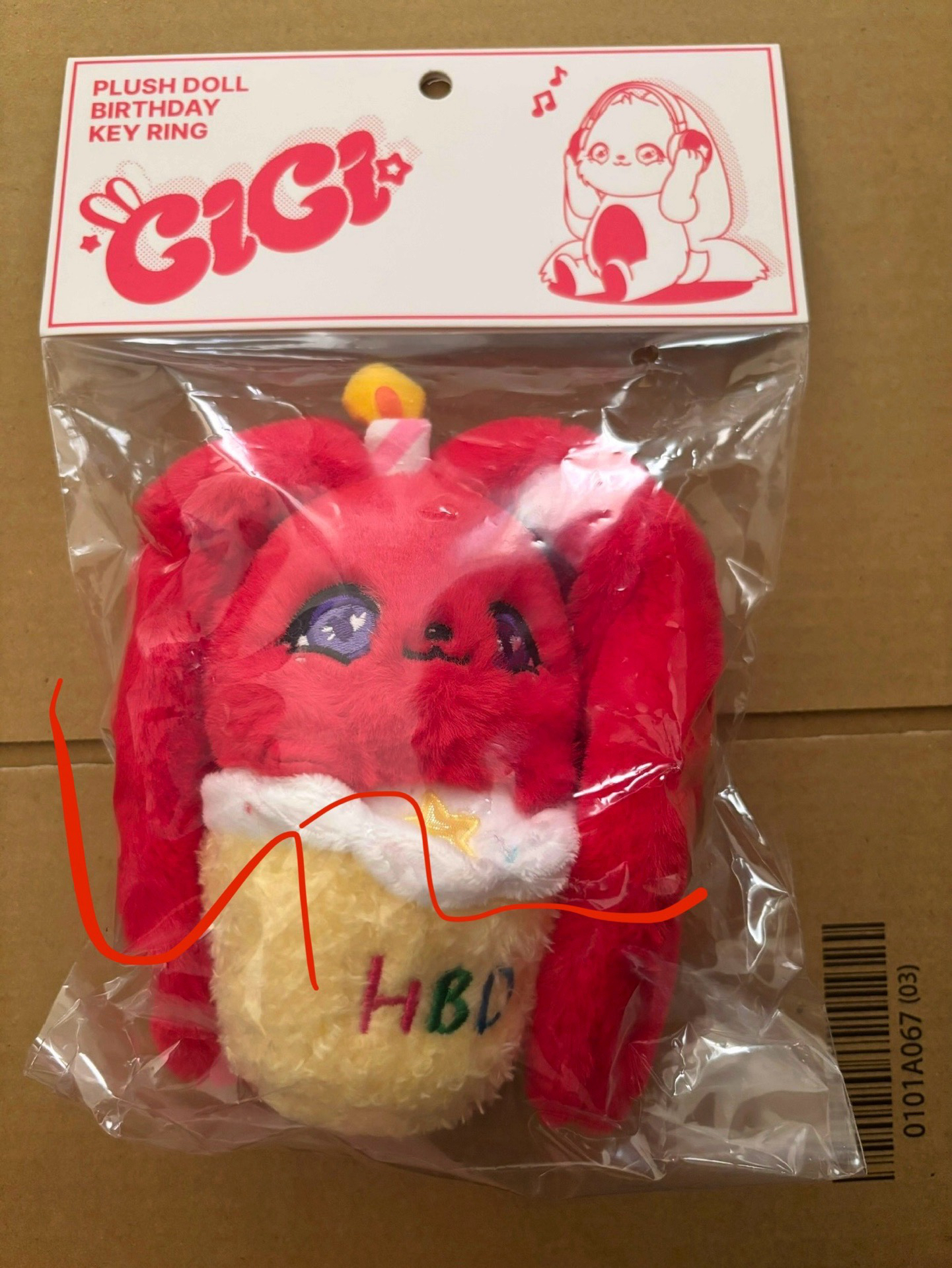 Gigi 12公分 生日限定娃娃含小卡