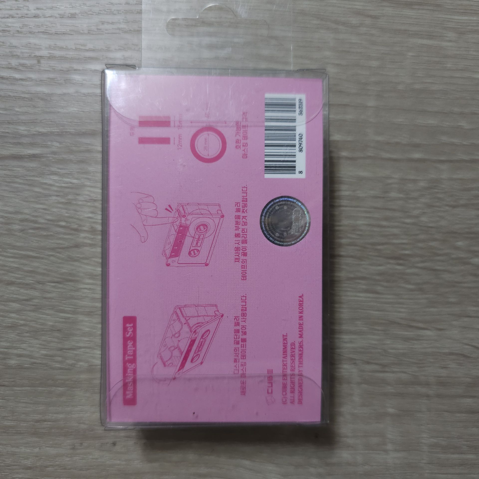 I-DLE 演唱會周邊 錄音帶 紙膠帶