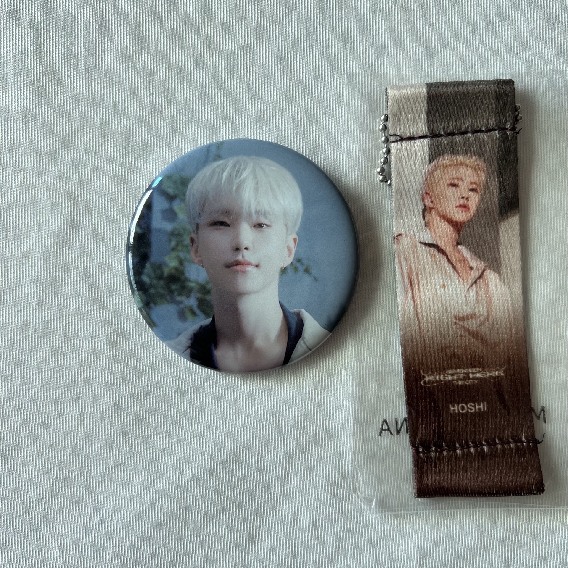 HOSHI 消費期限徽章+日巡RIGHT HERE 會場扭蛋 旗幟