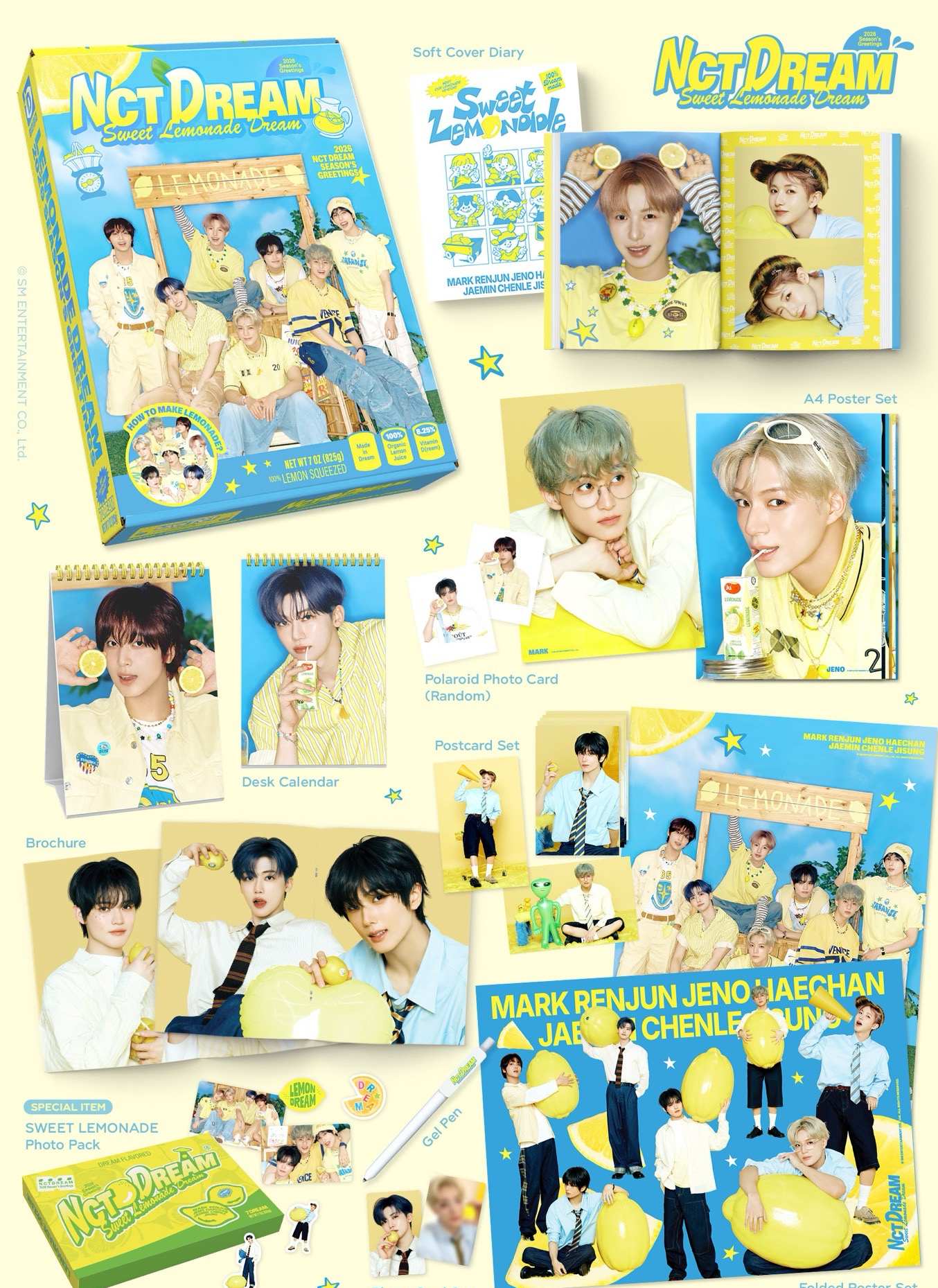 2026 年曆全新未拆含李帝努七網特典