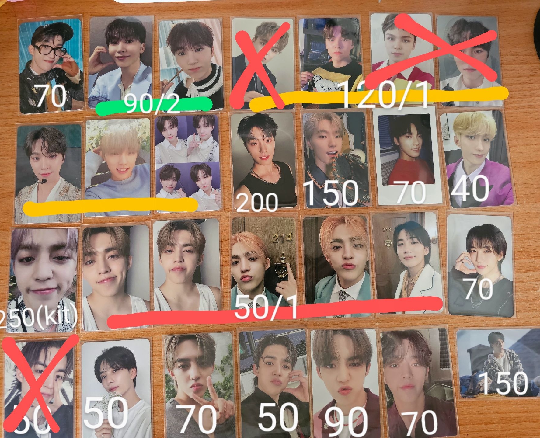 seventeen 銅板價小卡