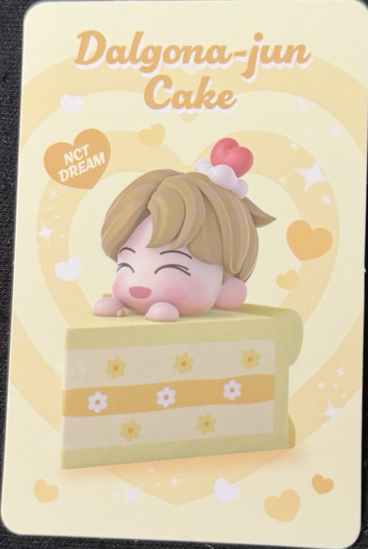 NCT CCOMAZ  情人節蛋糕 周邊卡 黃仁俊 2張一套