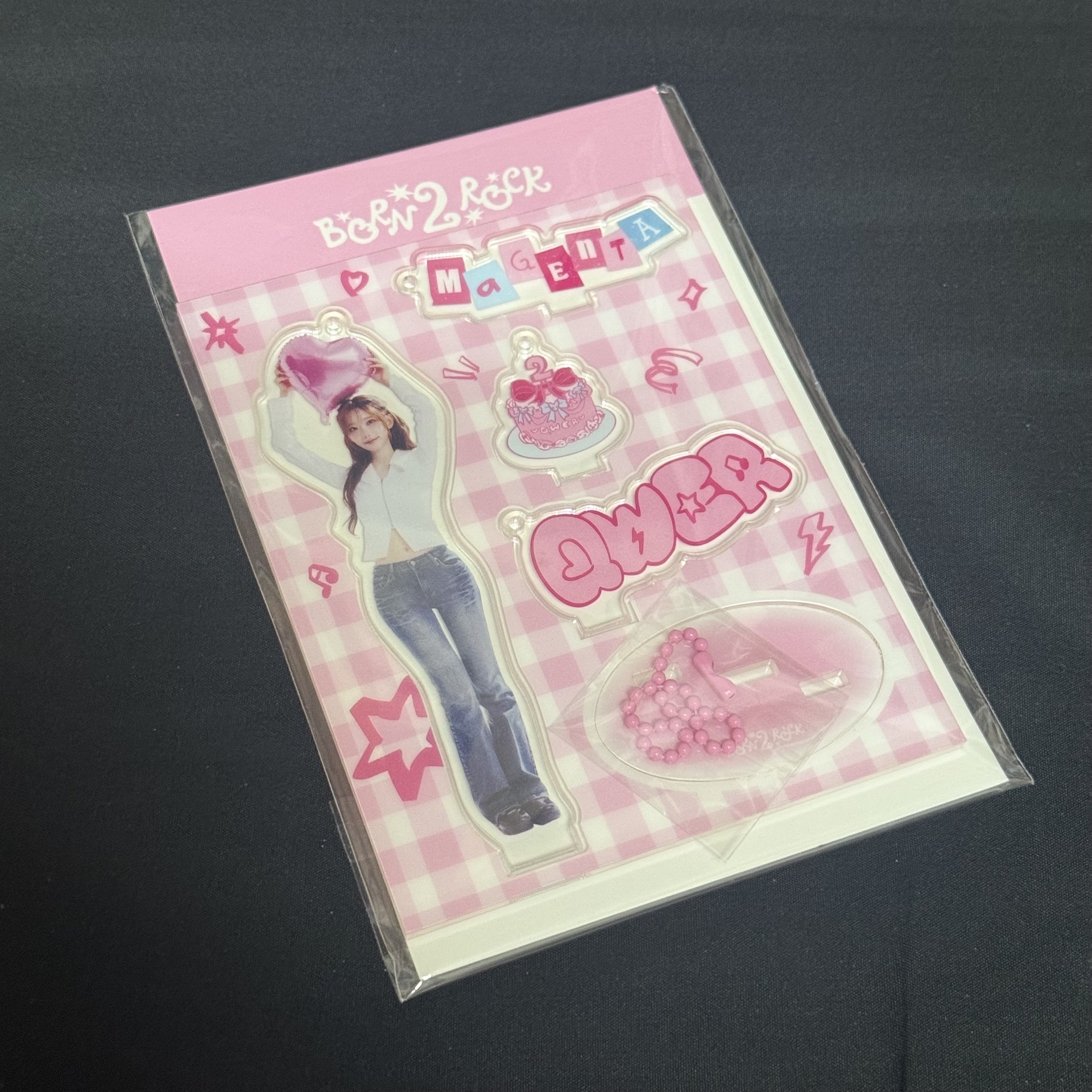 二週年立牌（Magenta)