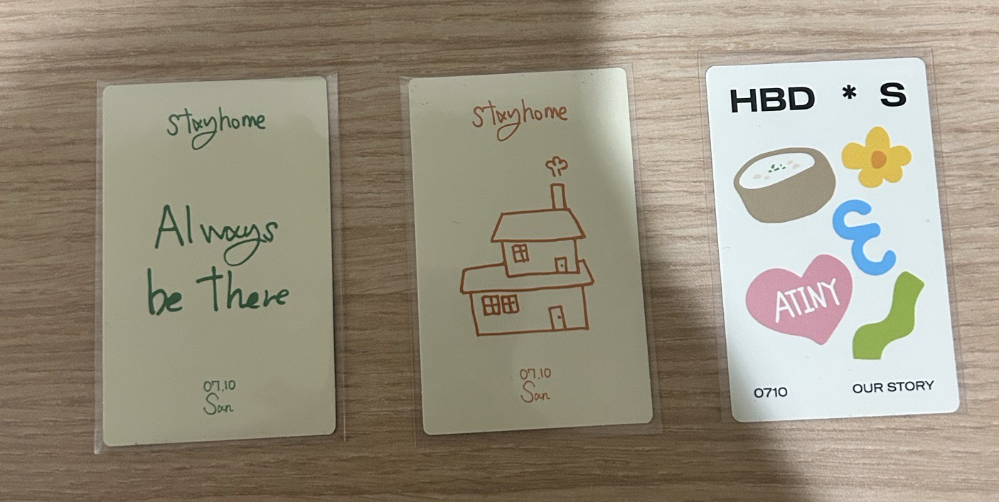 ATEEZ 崔傘生日MD小卡