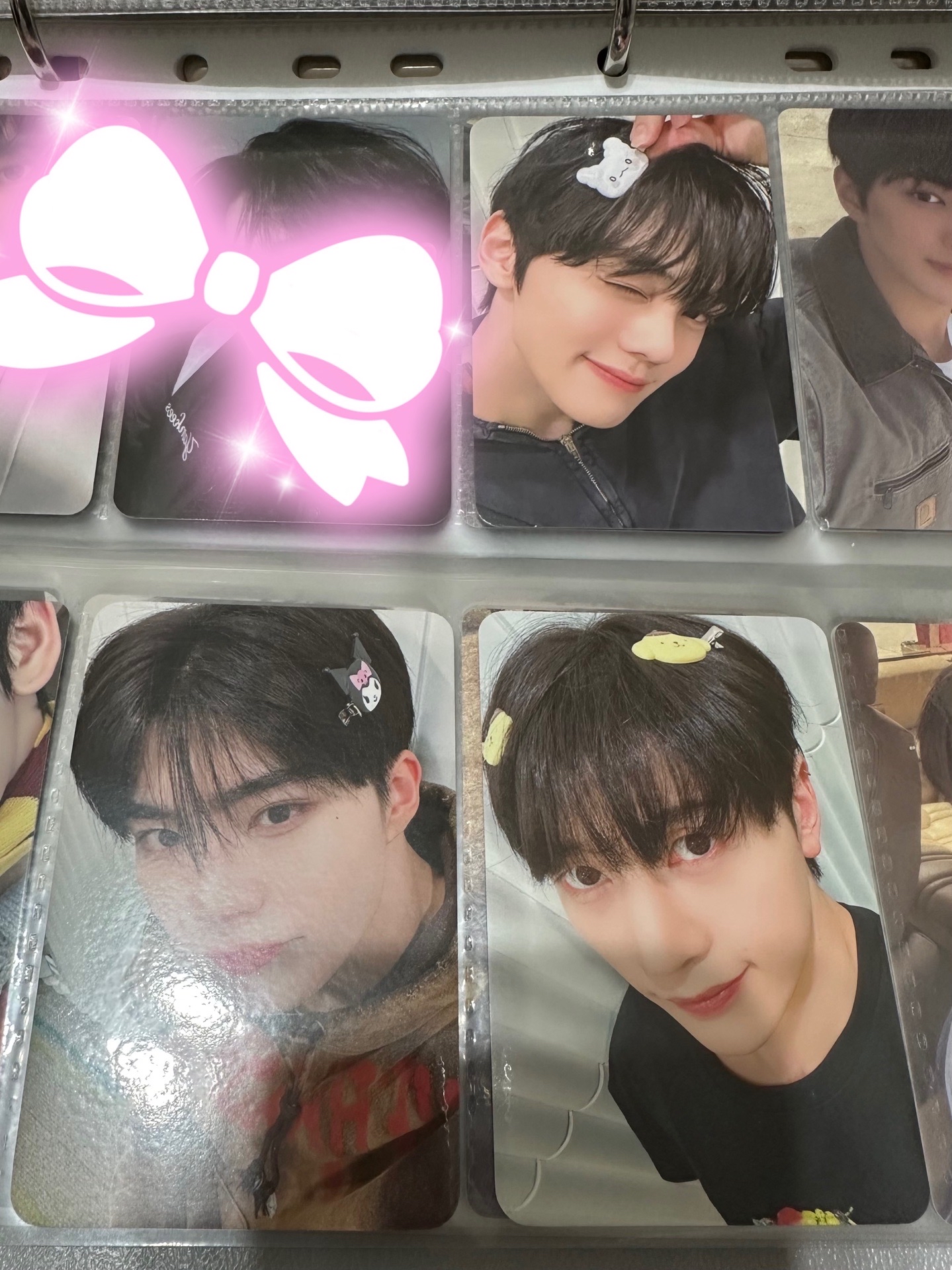 三麗鷗髮夾簽售卡 奎旭修