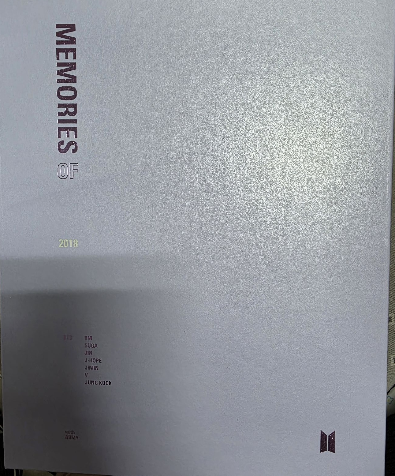 2018回憶錄（小卡為智旻，外殼內裏和第一頁有小黃漬，其他內頁無損）