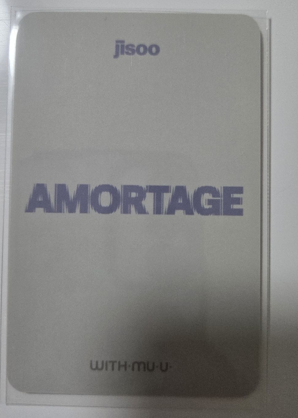 Jisoo Amortage Withmuu 特典 捲髮女神