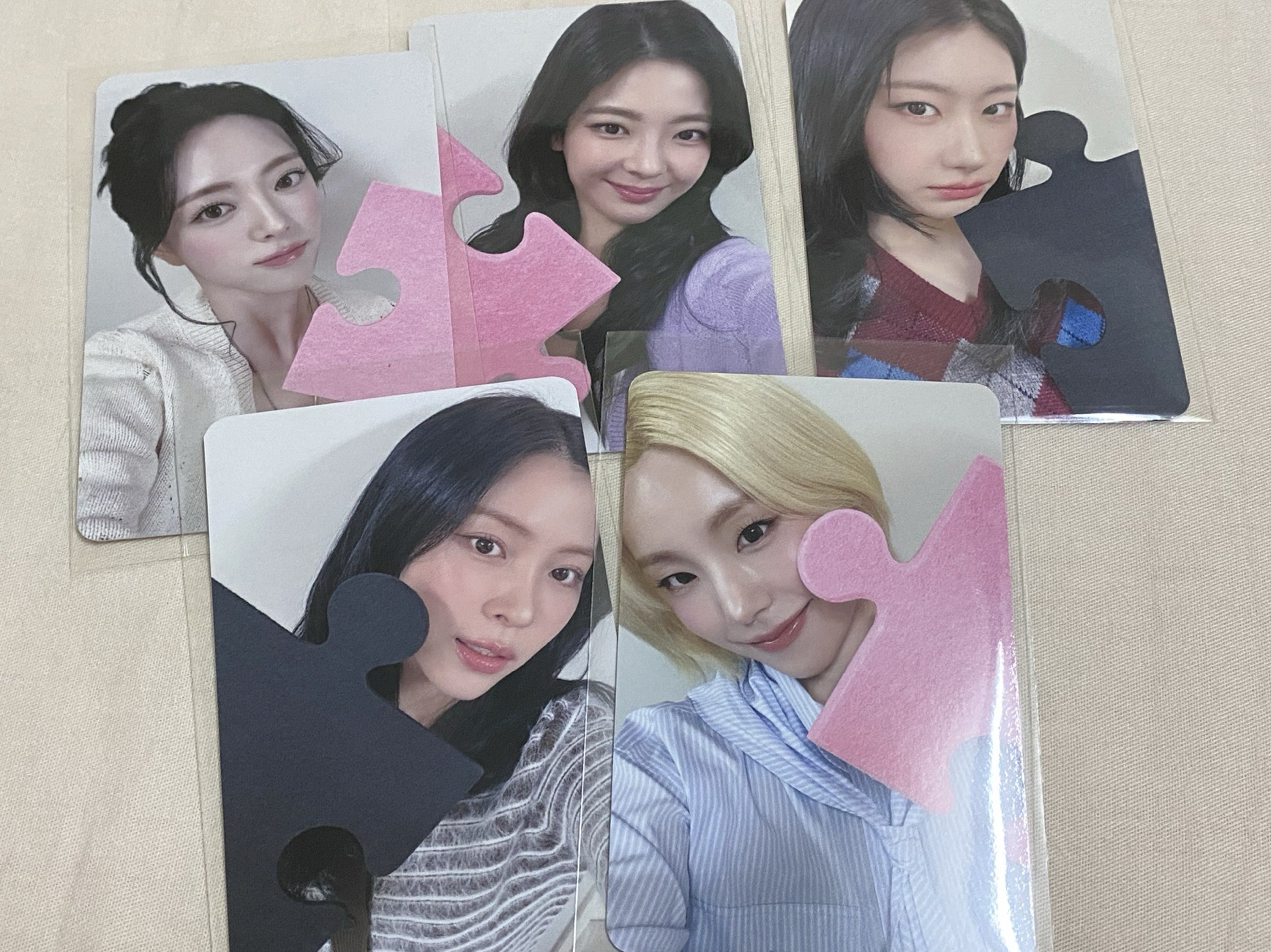 ITZY TNVS ms 台北簽售 特典卡 拼圖