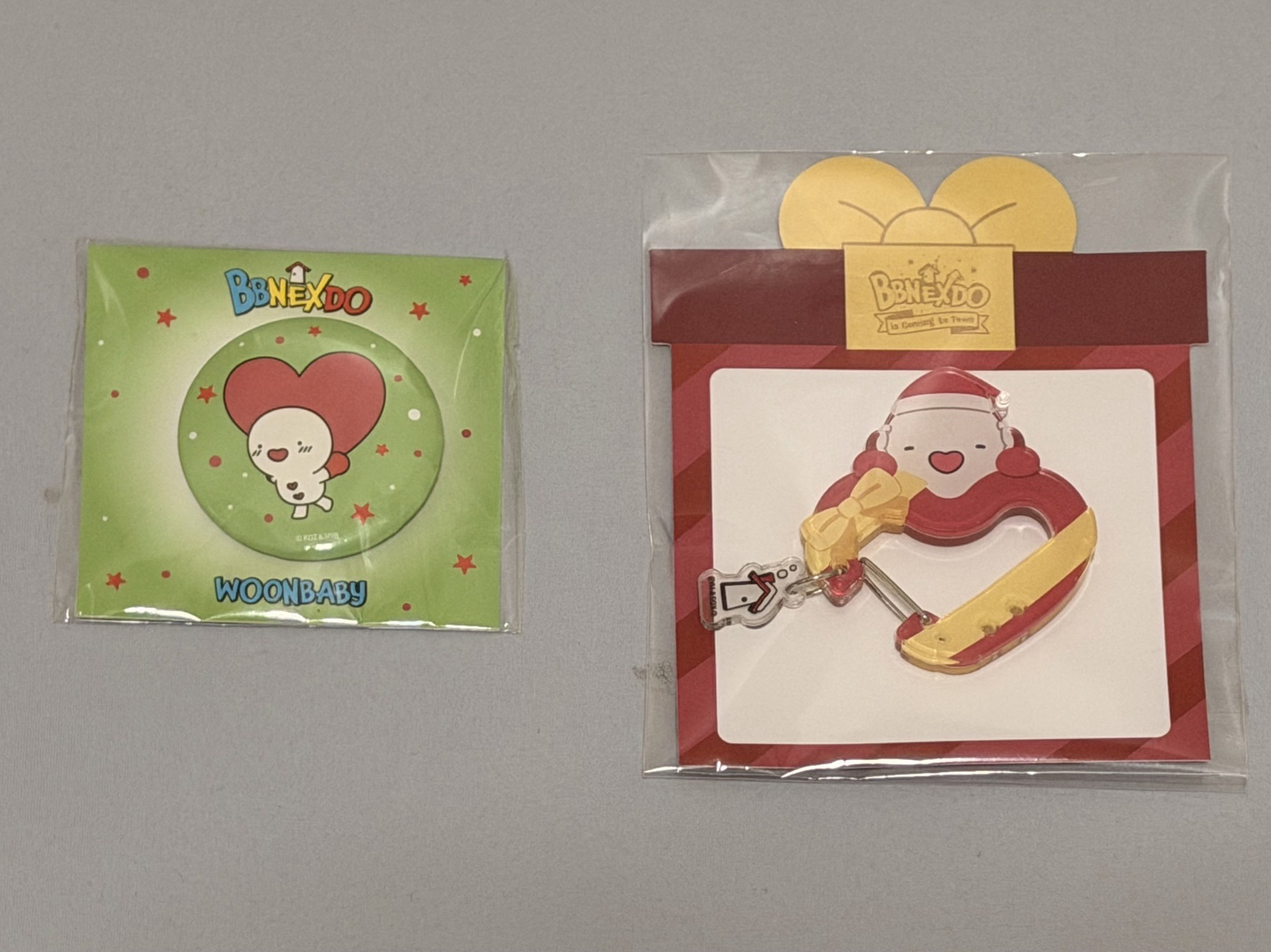 全新｜雲鶴聖誕登山扣/抱愛心徽章