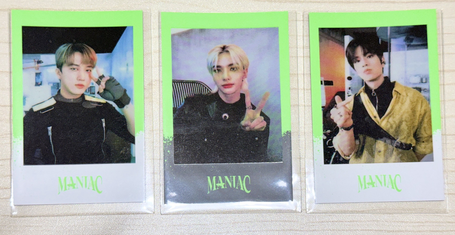 MANIAC首爾場 場週滿額卡 彬/辰/玟(整圖)