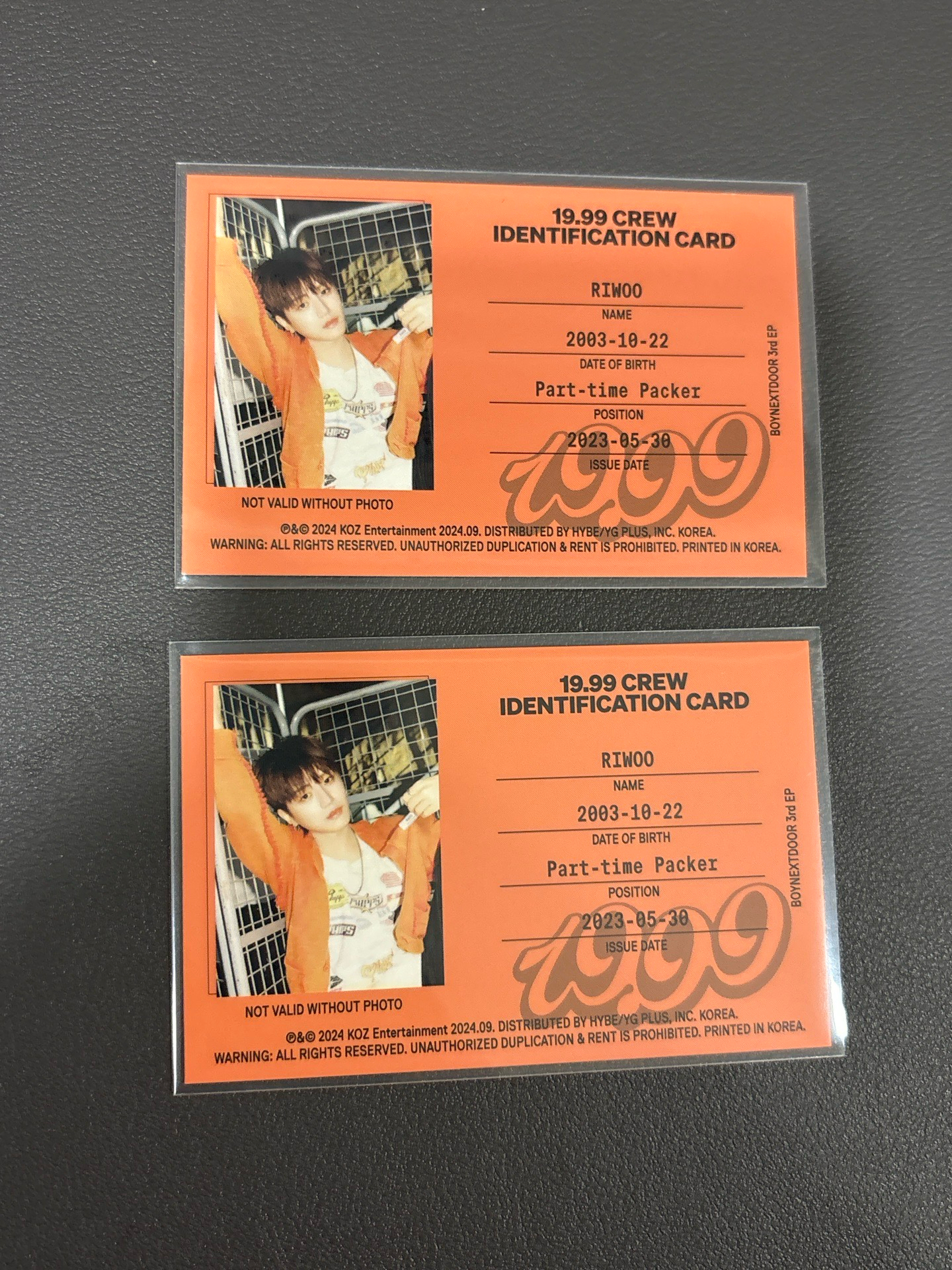 李常赫 19.99 ID卡