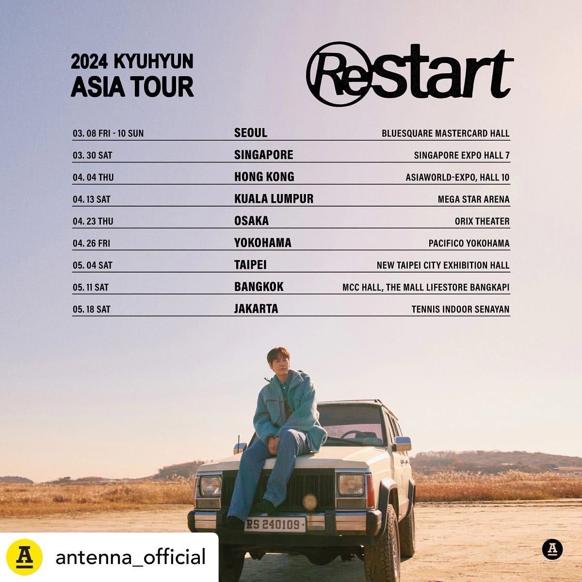 2024 KYUHYUN ASIA TOUR "Restart"