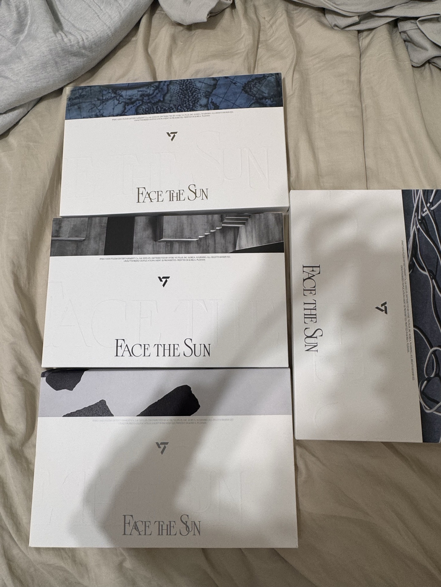 seventeen face the sun空專 初版