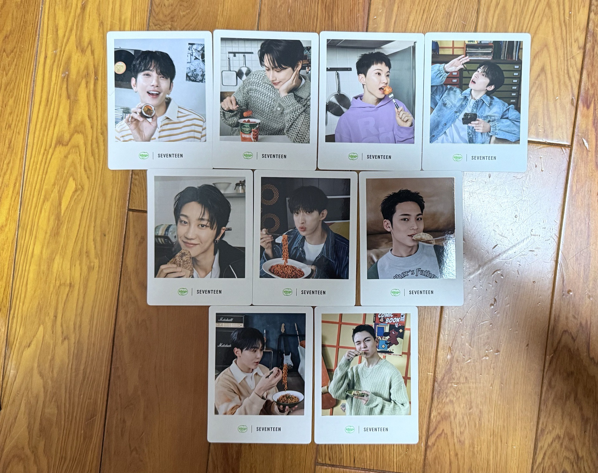 seventeen bibigo代言卡 拆售