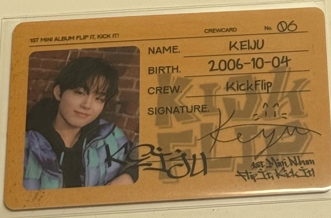 迷一 專輯卡 id卡