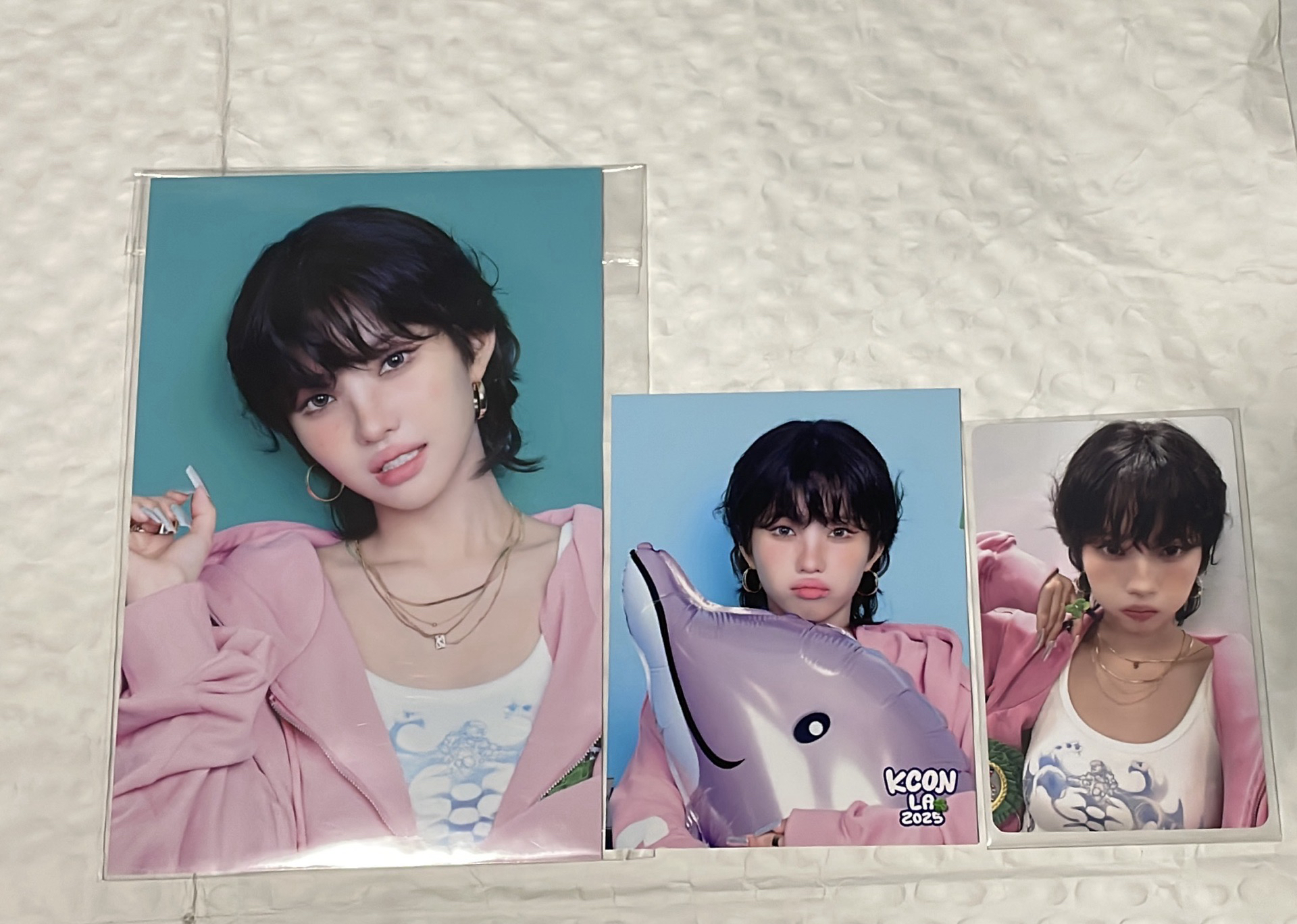 i-dle Kcon 小娟隨機卡旗子卡和明信片照片