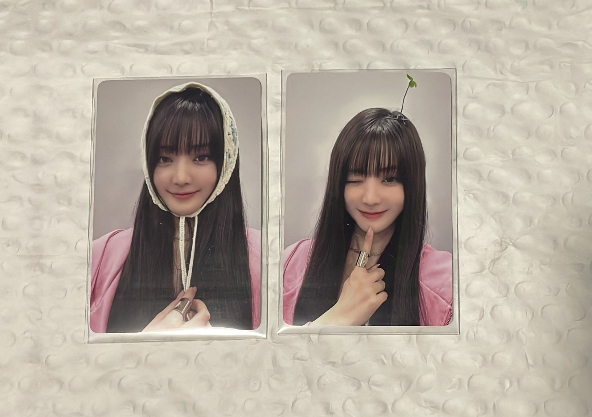  -dle 米妮展覽磁鐵全新未拆膜+Kcon幸運草天+針織帽米妮