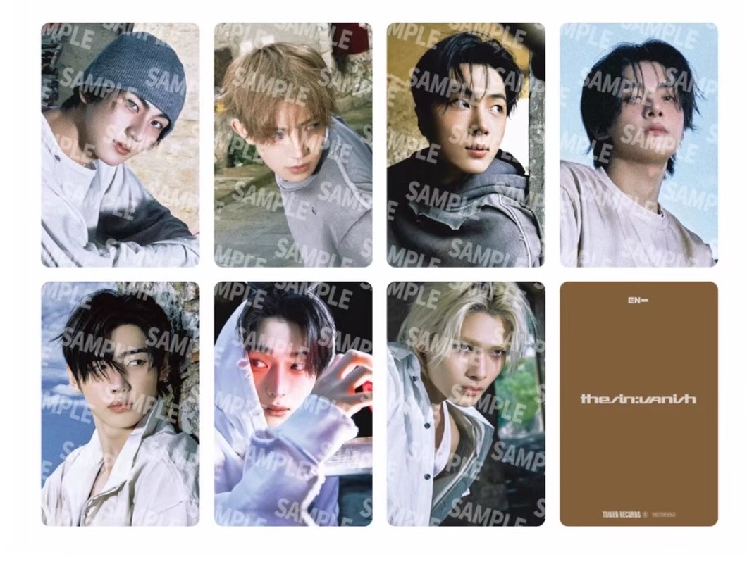 非現 enhypen 迷七 塔店 特典卡 一套