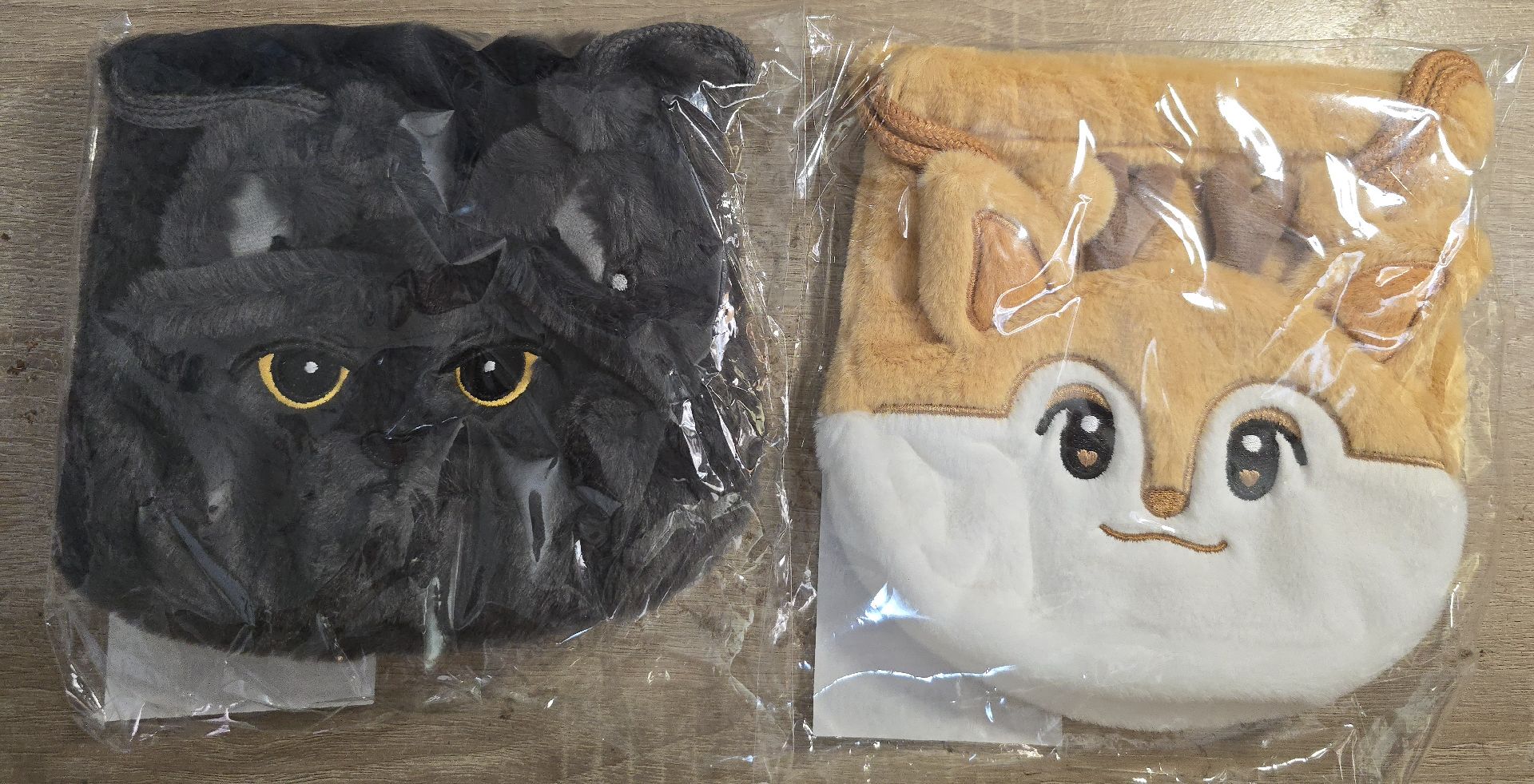 1st SCOOP 背包袋子 絨毛束口袋 