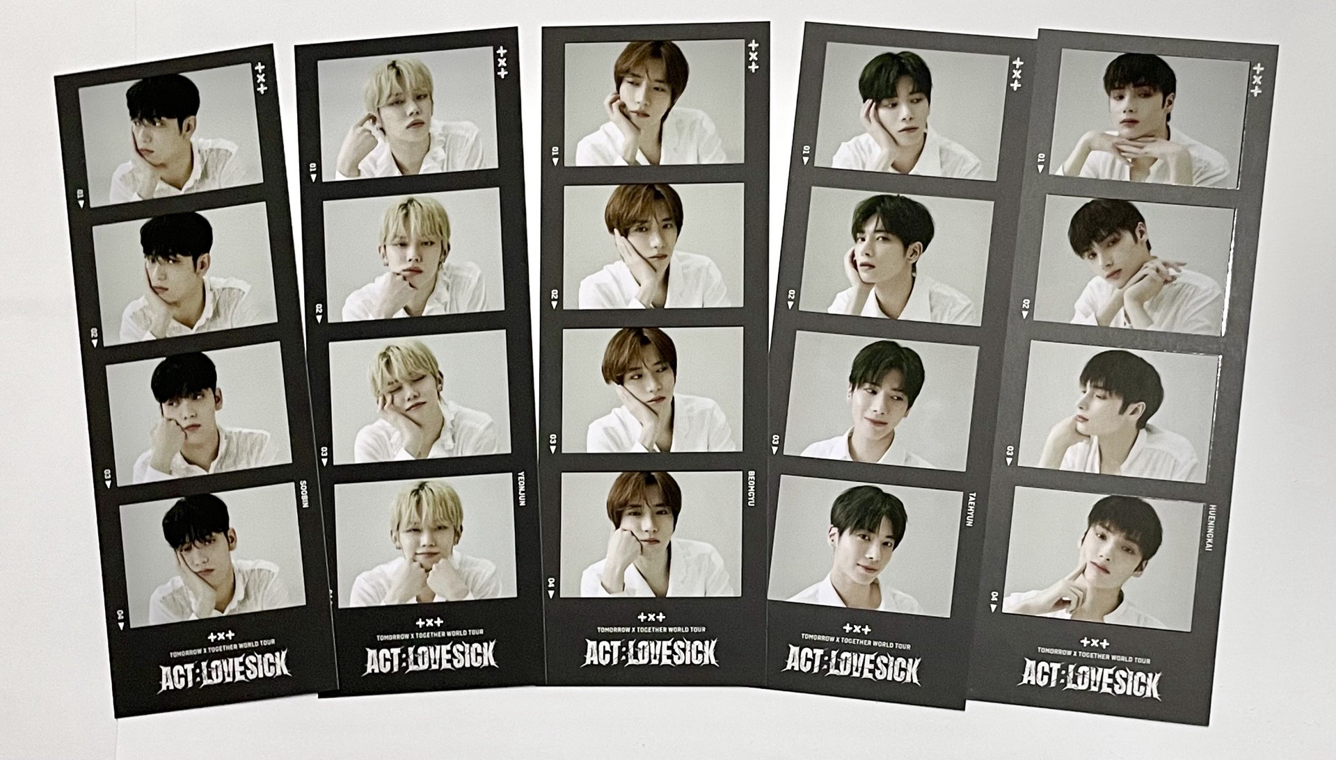 TXT 全新未拆lovesick巡演周邊人生四格卡set套組