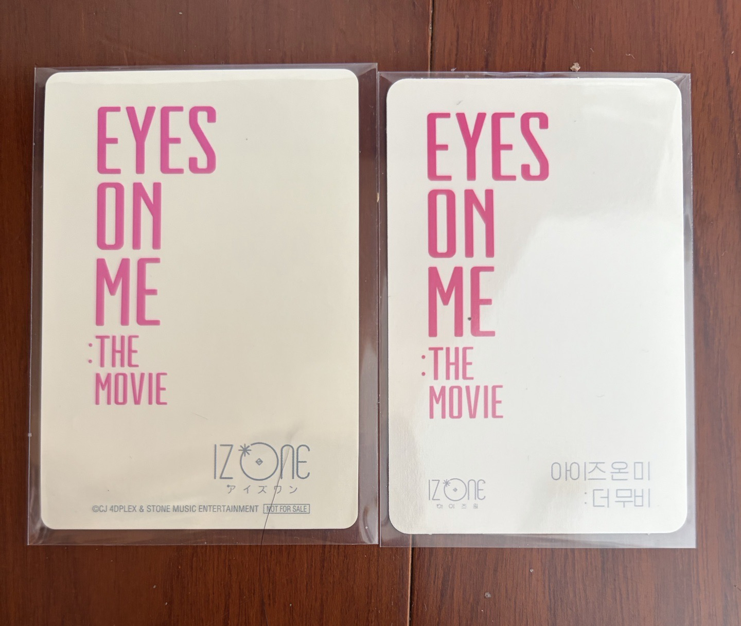 IZ*ONE Eyes On Me:The Movie 電影卡 