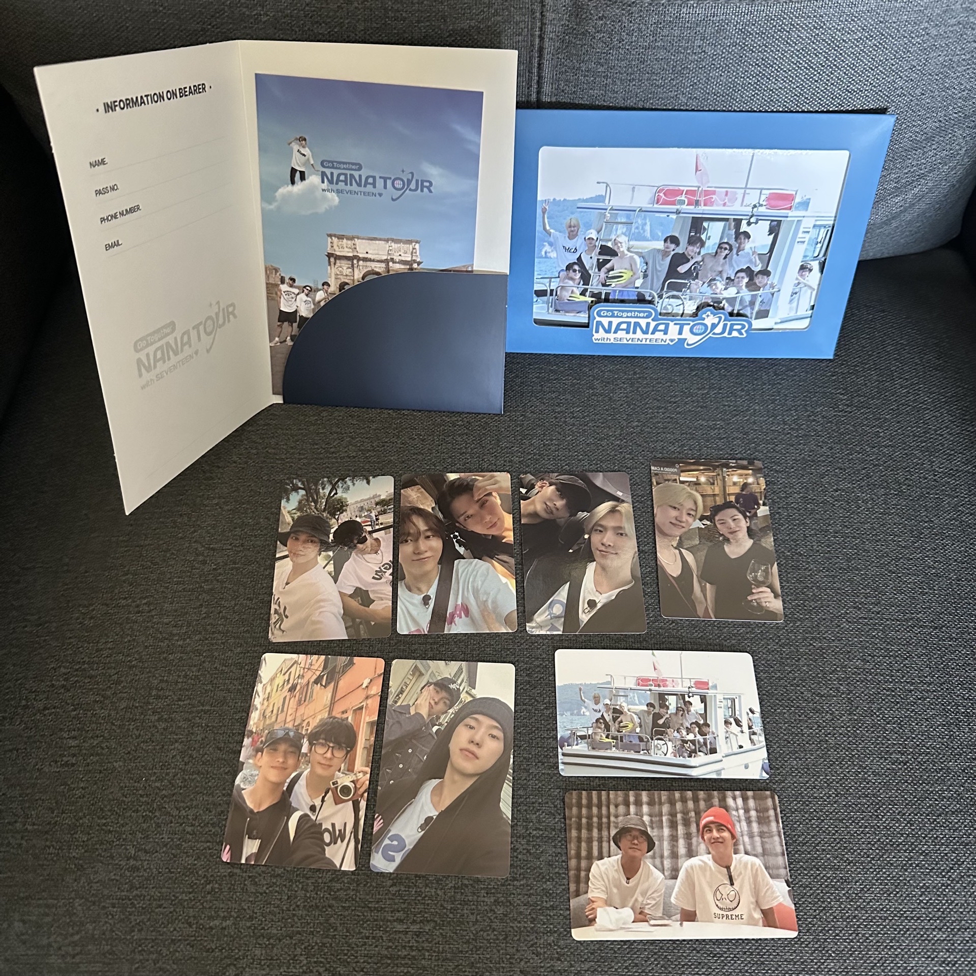 SEVENTEEN《NANA TOUR》觀看特典相框 周邊雙人小卡一套