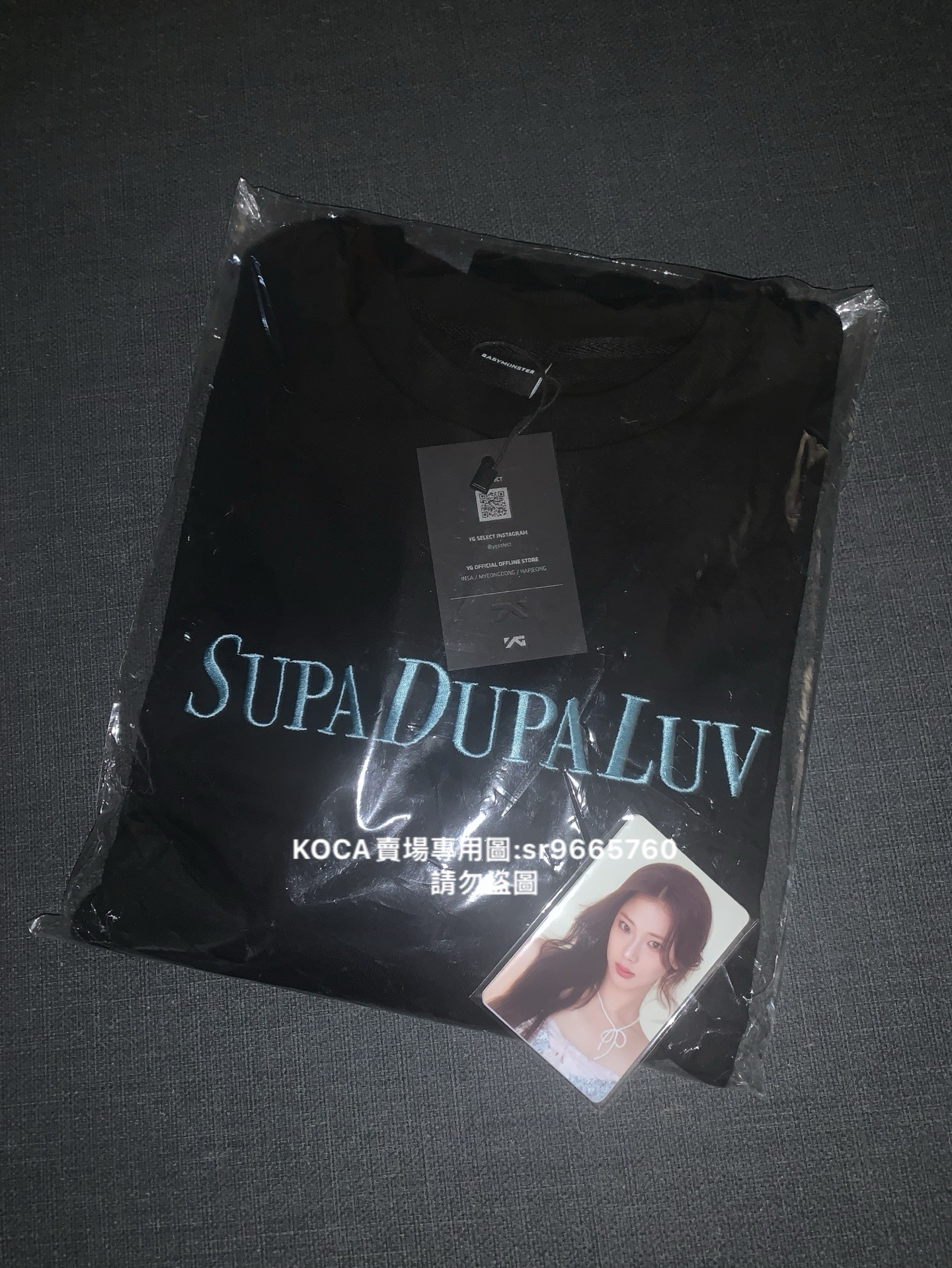 BABYMONSTER PSYCHO 台北快閃店長袖衛衣小卡組 拆售