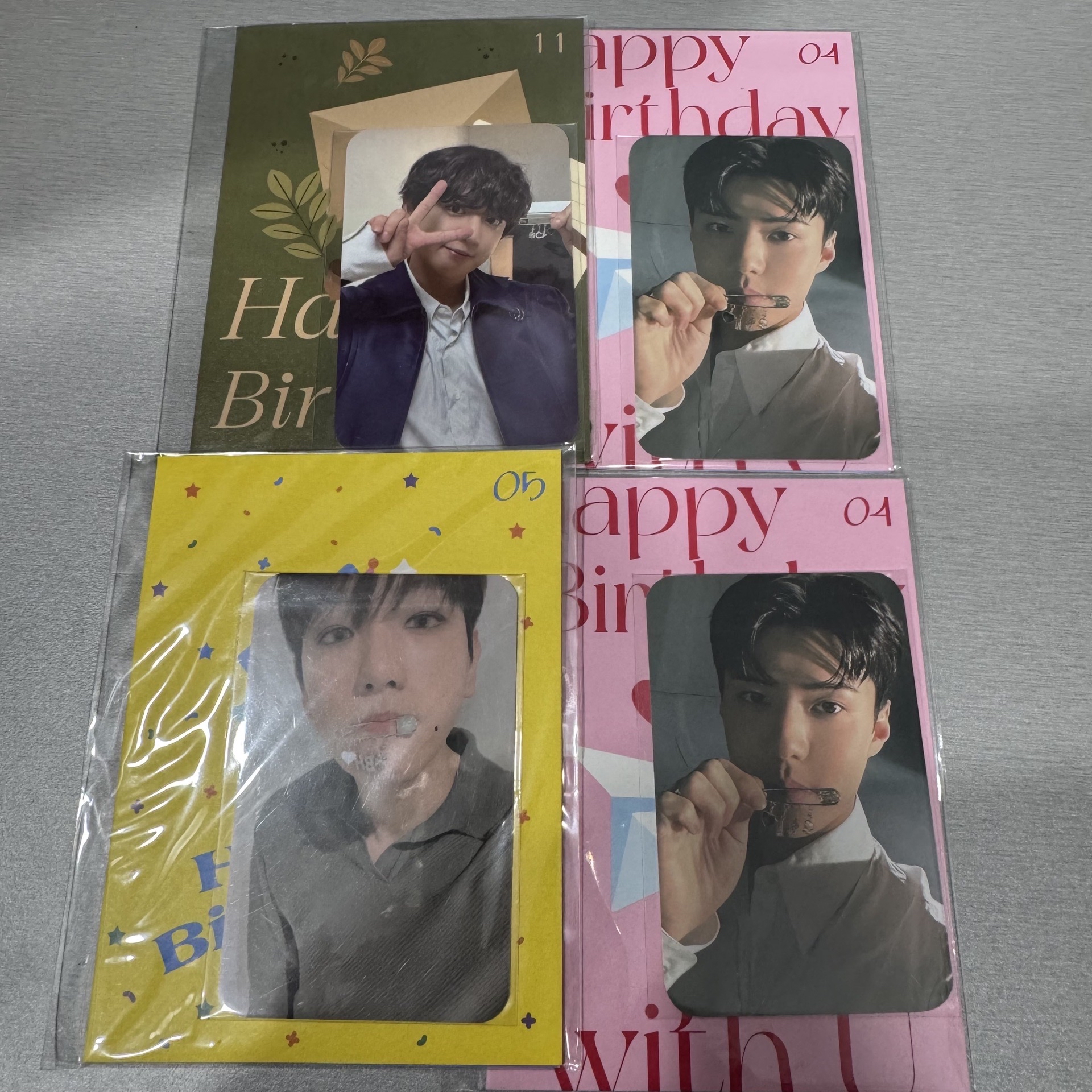 2023 BIRTHDAY 周邊卡 生日卡 燦烈 伯賢 世勳