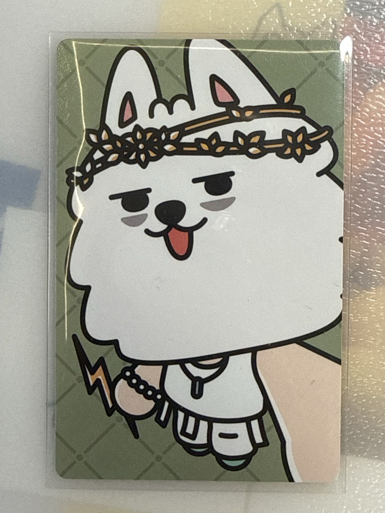 角巴兔年曆小卡-勇猛