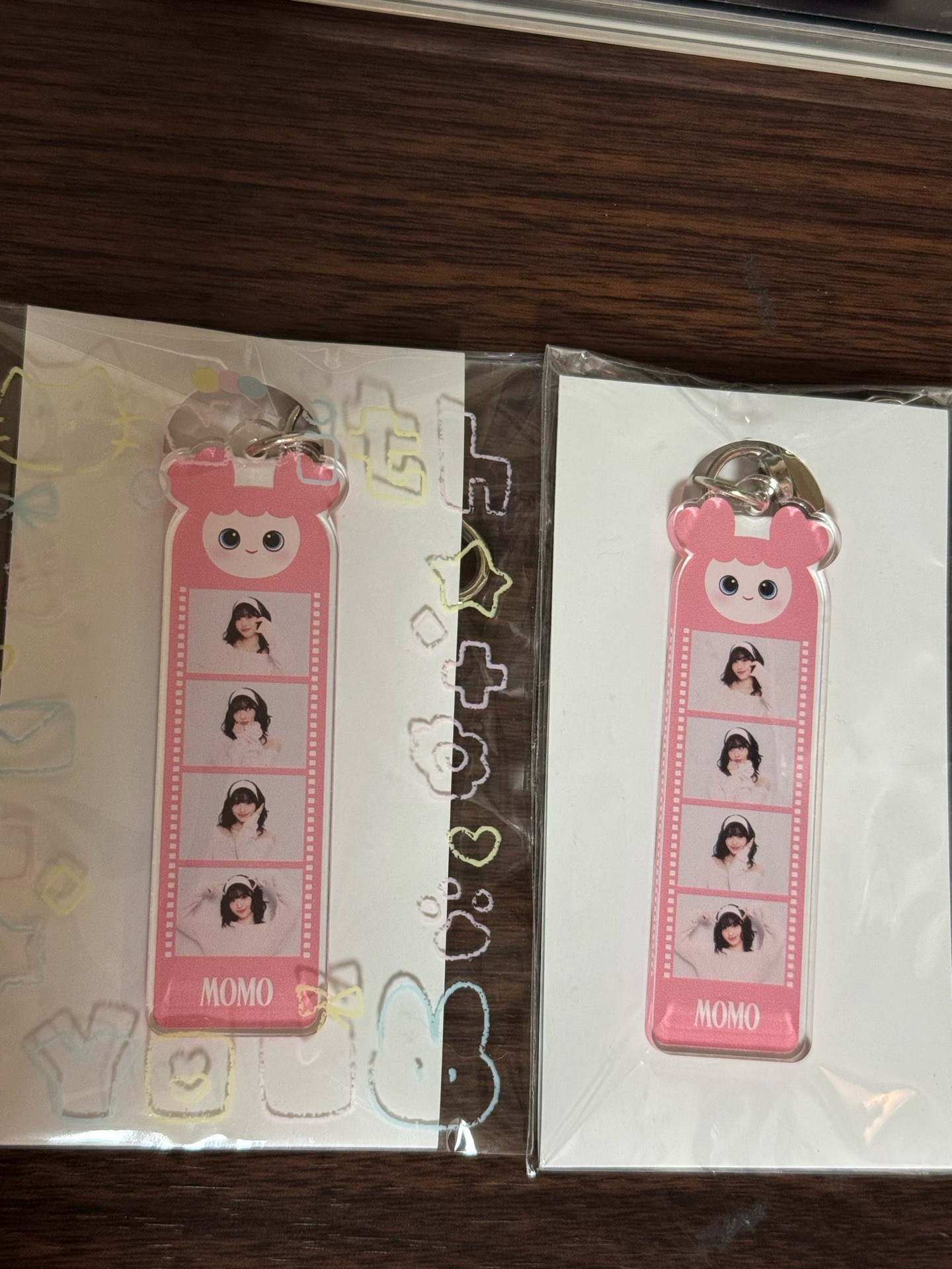 Misamo 髮帶桃四宮格吊飾