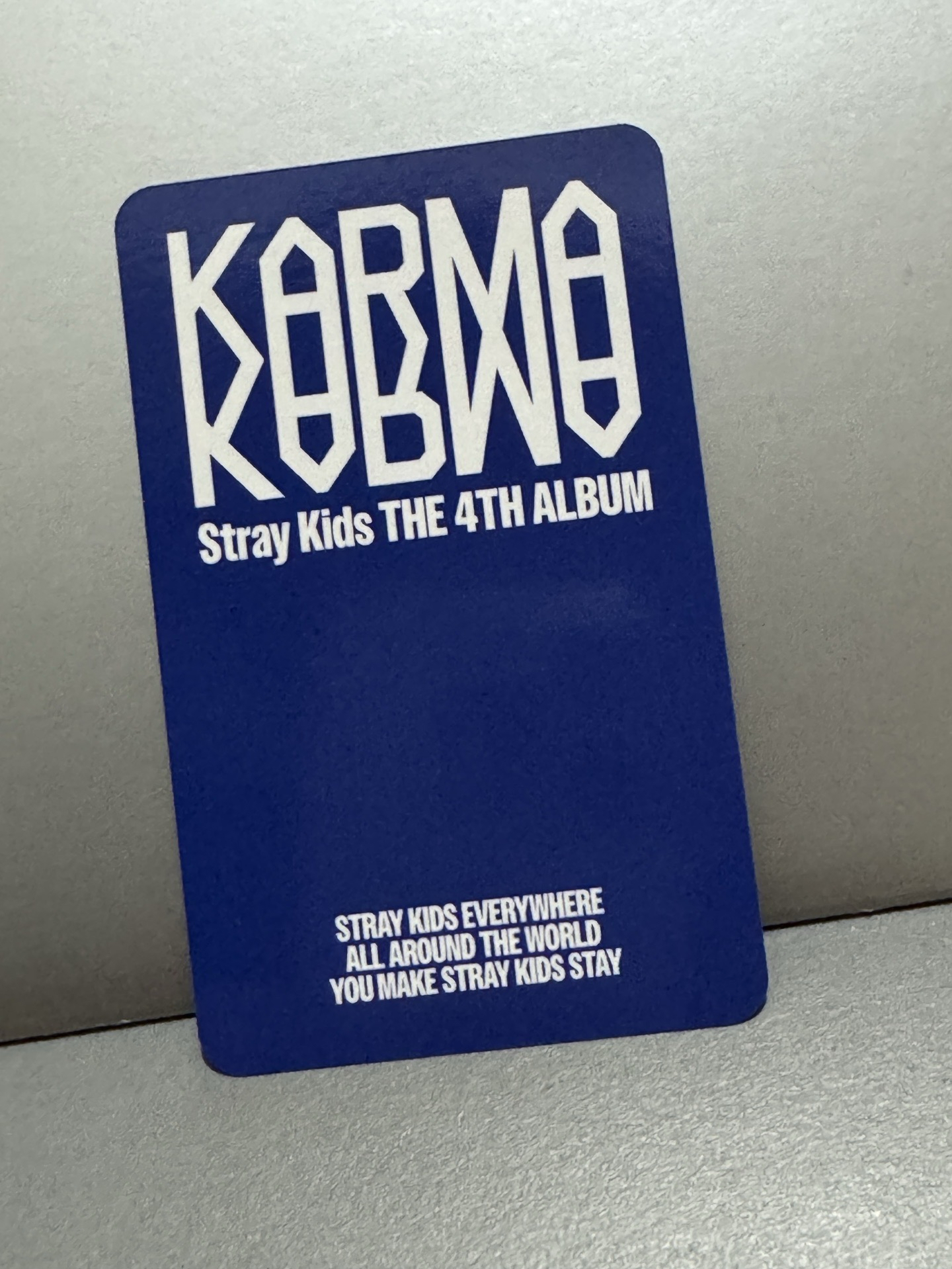 Stray kids KARMA 全通路 特典卡 SKZOO ver. 黃鉉辰