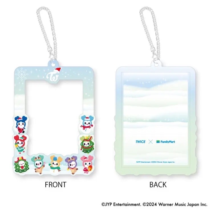 TWICE日本全家聯名 Lovely 大卡套 大卡專用相框