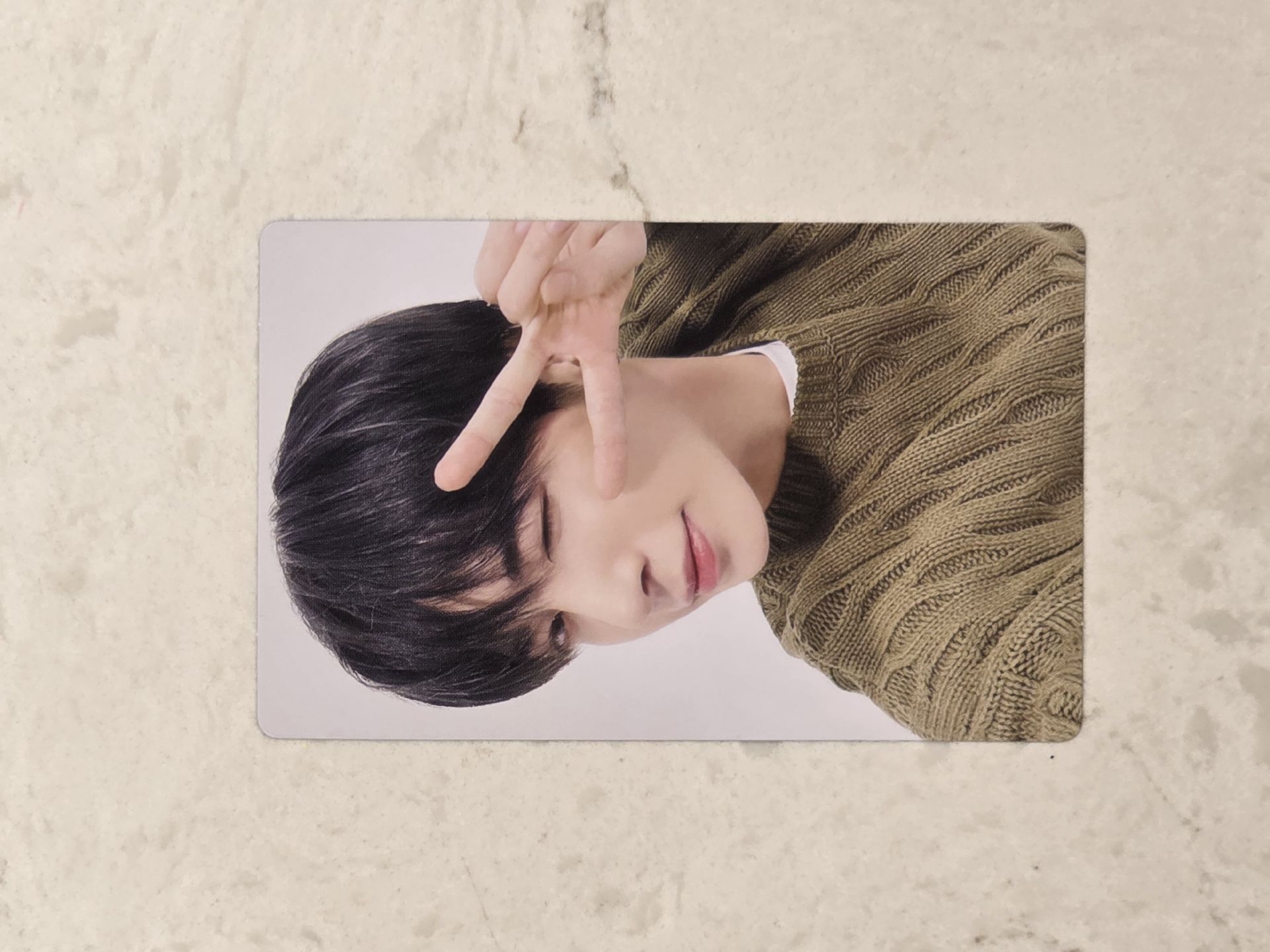 迷四環球抽選卡 綠毛衣顯