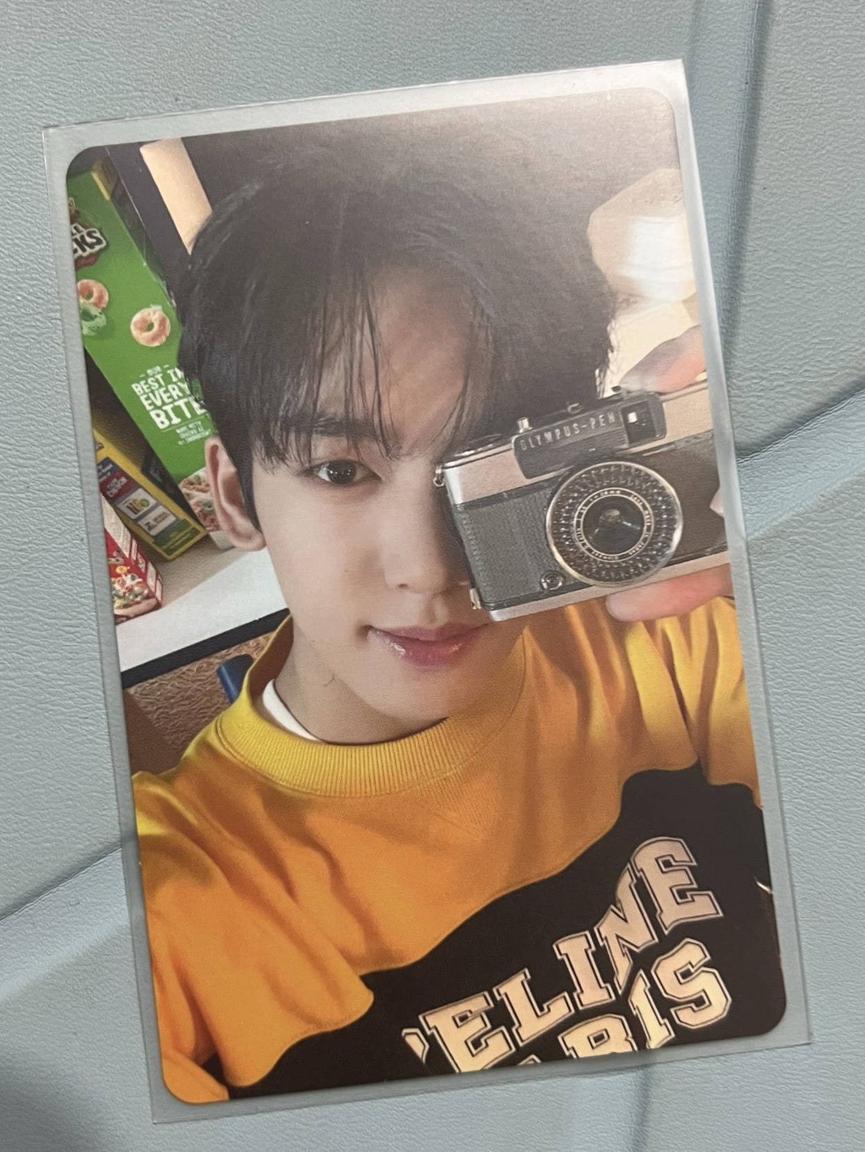 zb1 韓維辰 小卡 寶寶要睡了 比讚 比心 拿花 專卡 絲帶