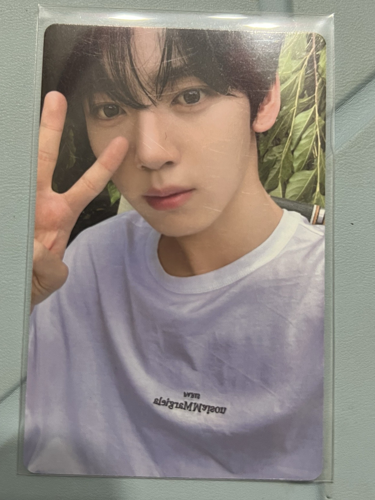 zb1 韓維辰 小卡 寶寶要睡了 比讚 比心 拿花 專卡 絲帶