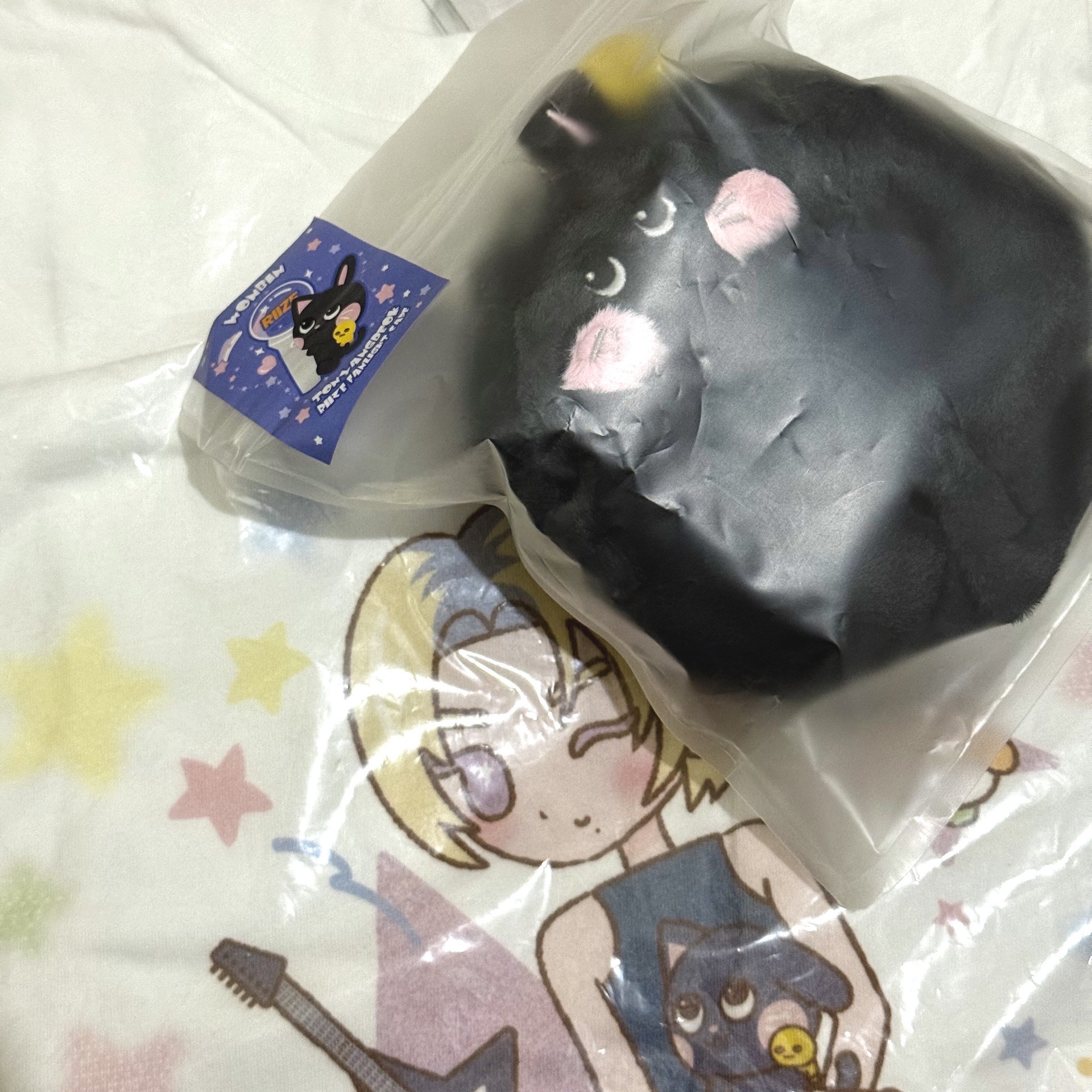 RIIZING DAY fancon 兔貓鴨 元彬 手燈套 T恤