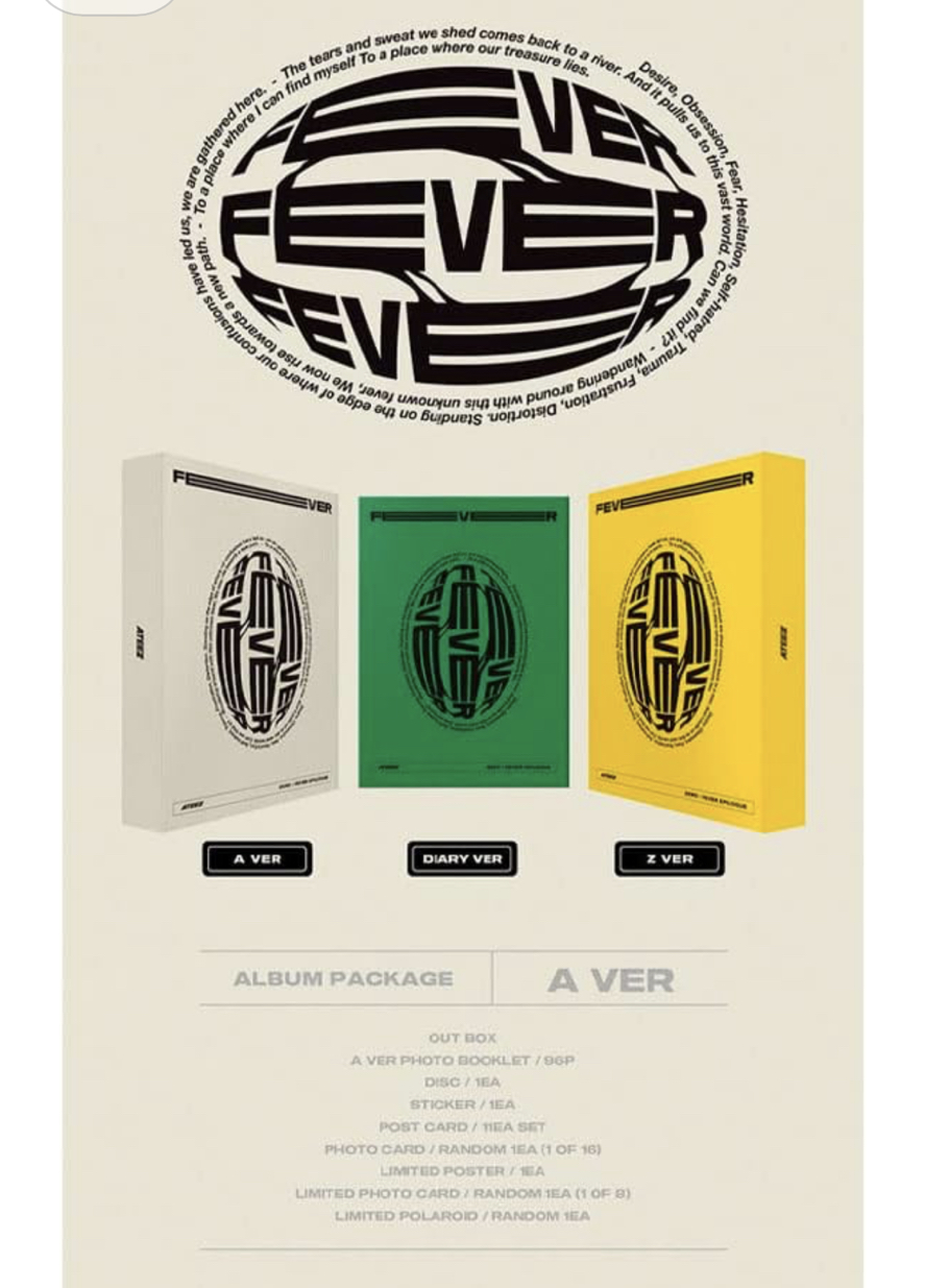 崔傘Fever Epilogue am 特典卡、Fever Epilogue全專