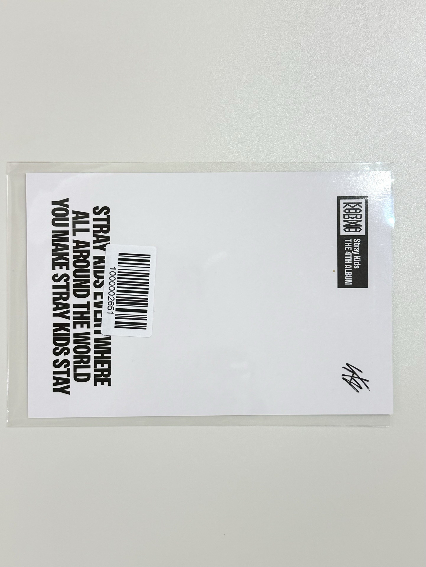 KARMA fans 明信片 預售禮