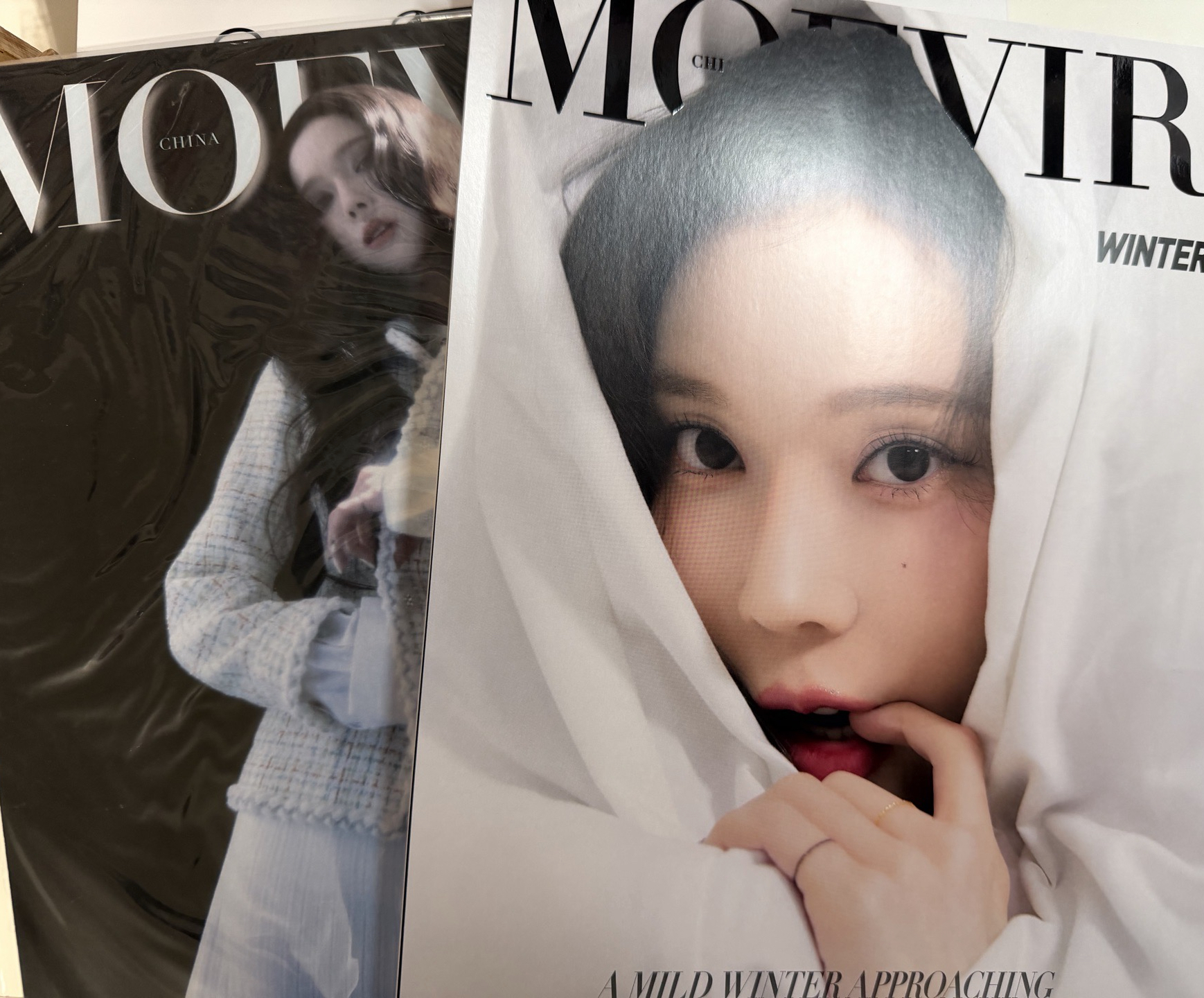 冬雜誌set已拆(兩本雜誌+兩套小卡）