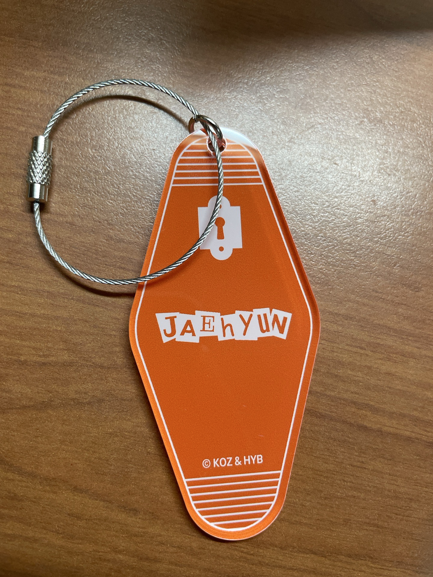 日本咖啡快閃 鑰匙圈吊飾 門牌造型明宰鉉